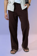 Brown Regular Fit Track Pant