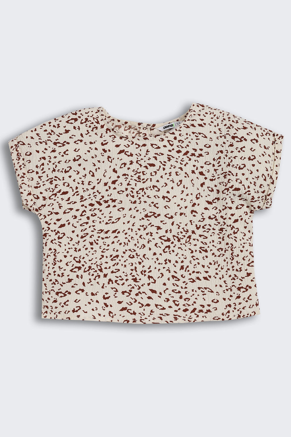 Cream All - Over Printed Regular Fit Co-ord Set