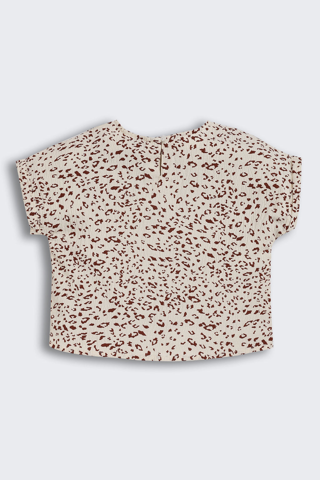 Cream All - Over Printed Regular Fit Co-ord Set