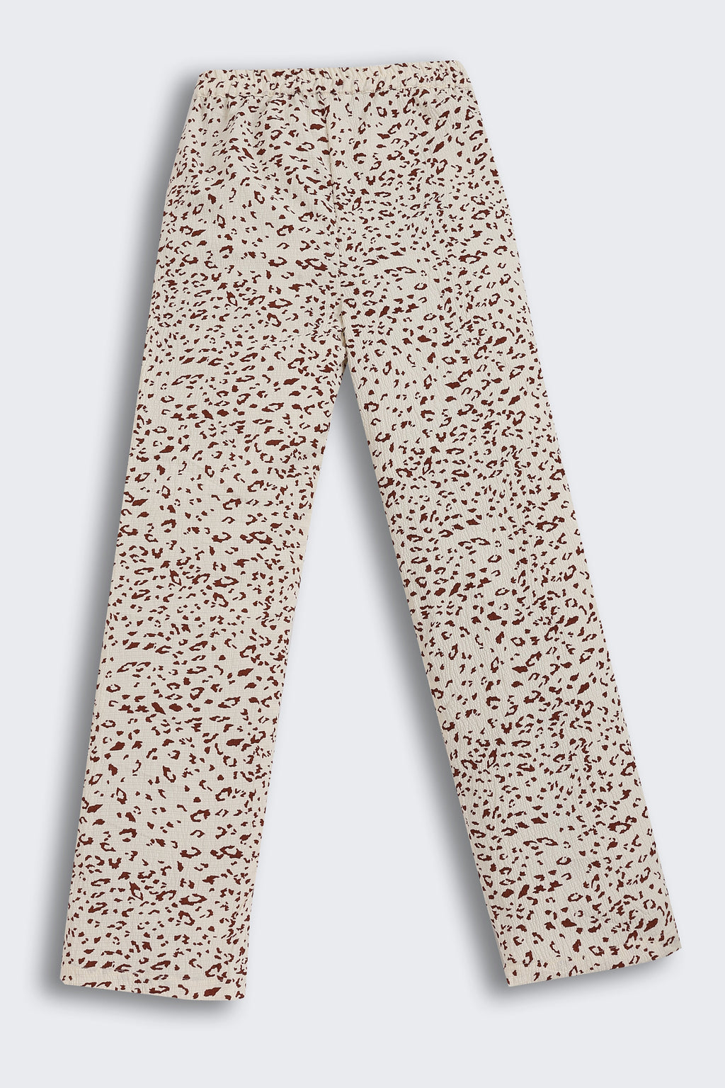 Cream All - Over Printed Regular Fit Co-ord Set