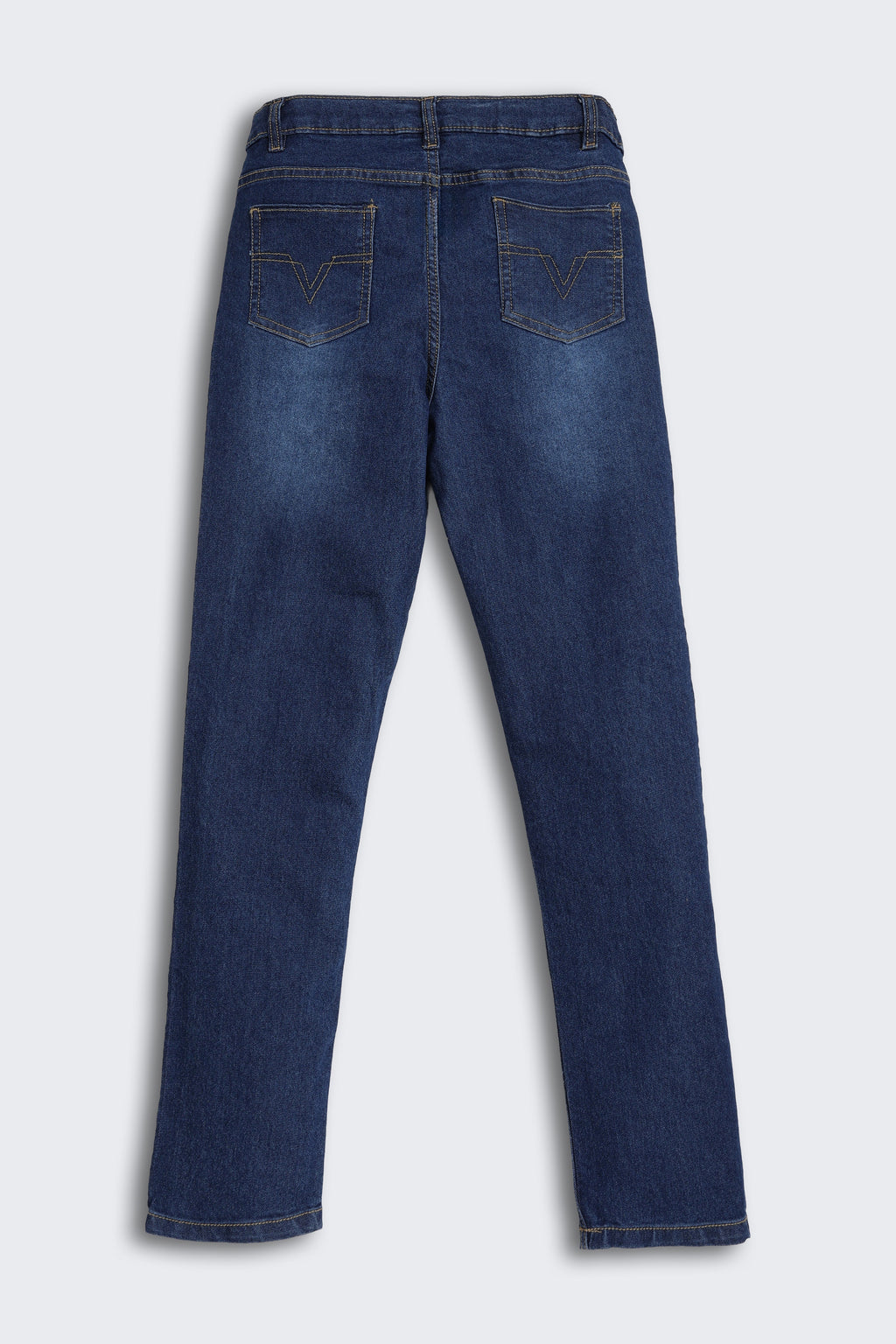 Navy 5 Pocketed Regular Fit Jeans