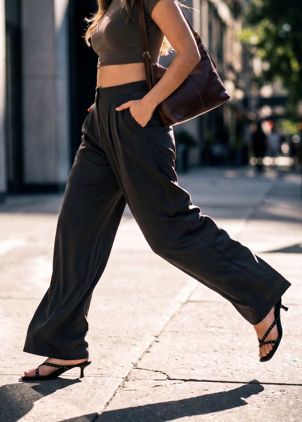 Black Regular Fit Pant