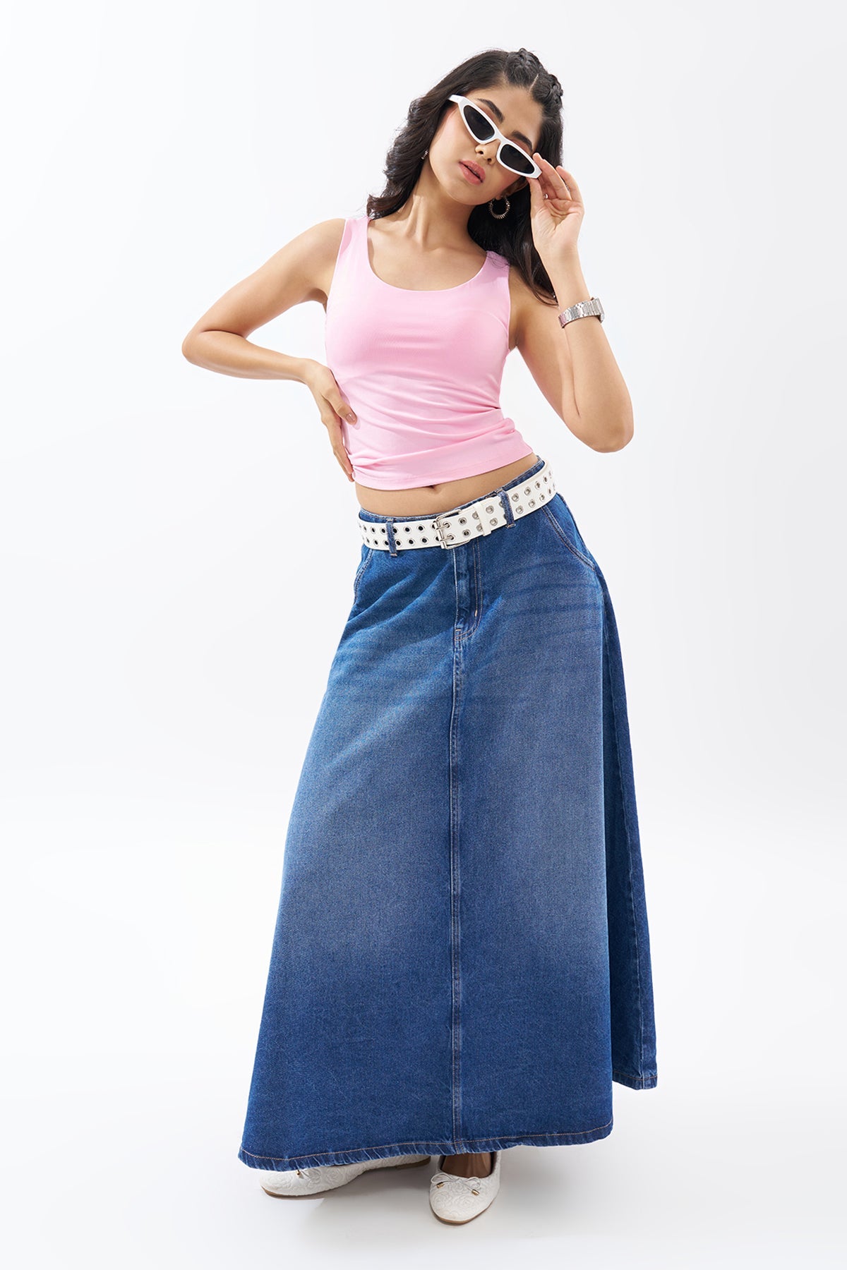 Pink Sleeveless Top