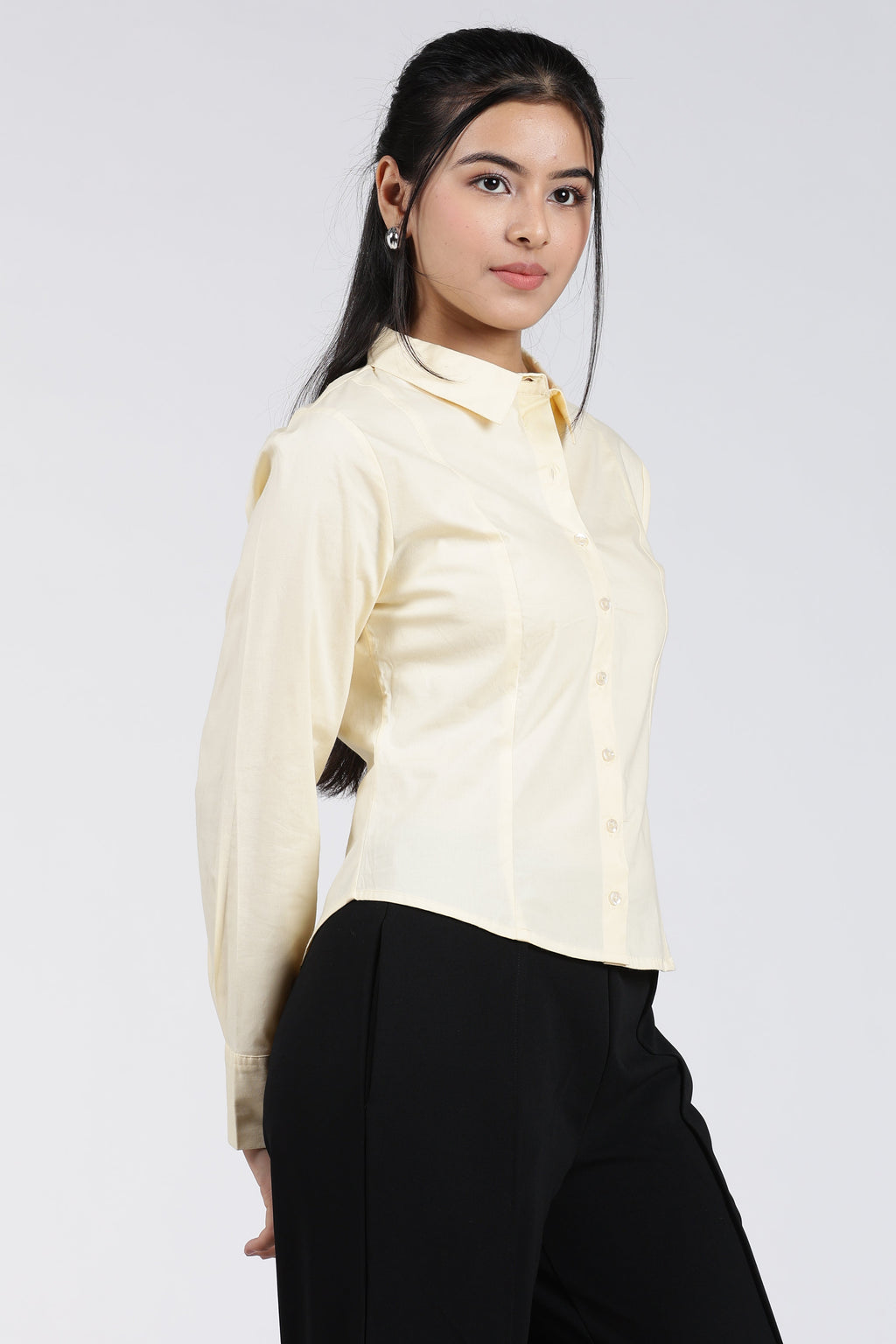 Yellow Essential Wear Regular Fit Shirt