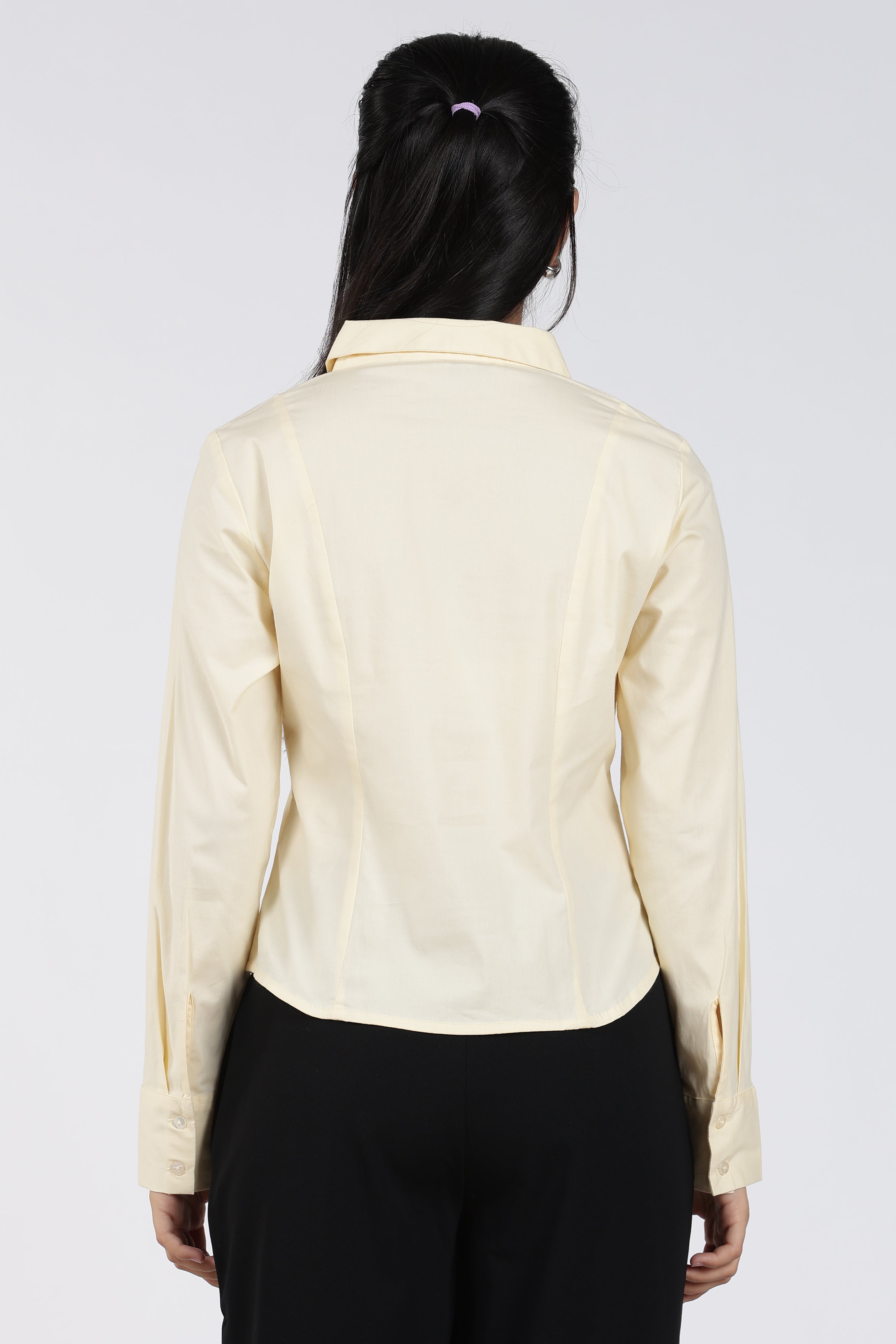 Yellow Essential Wear Regular Fit Shirt