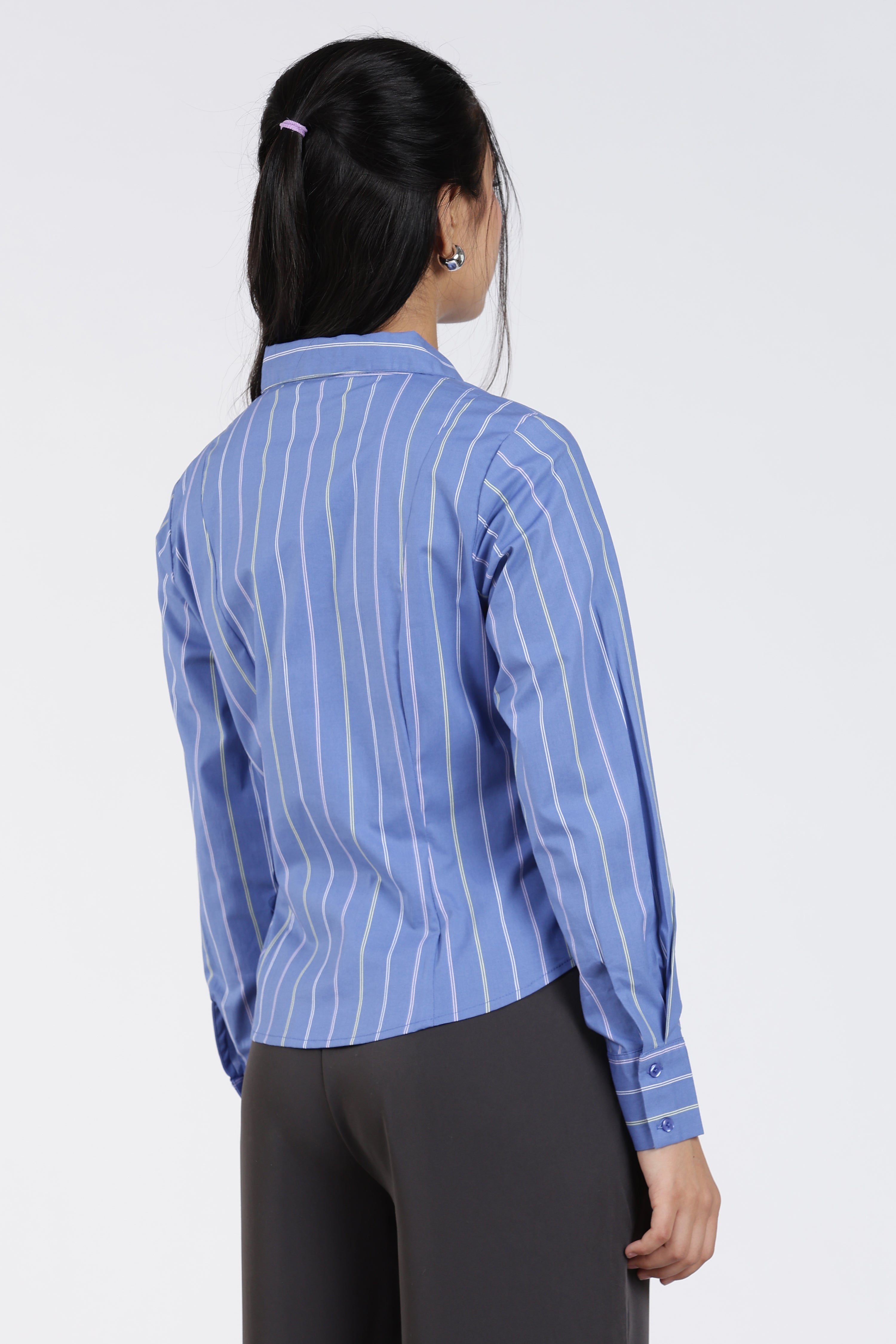 Blue Stripes Regular Fit Shirt