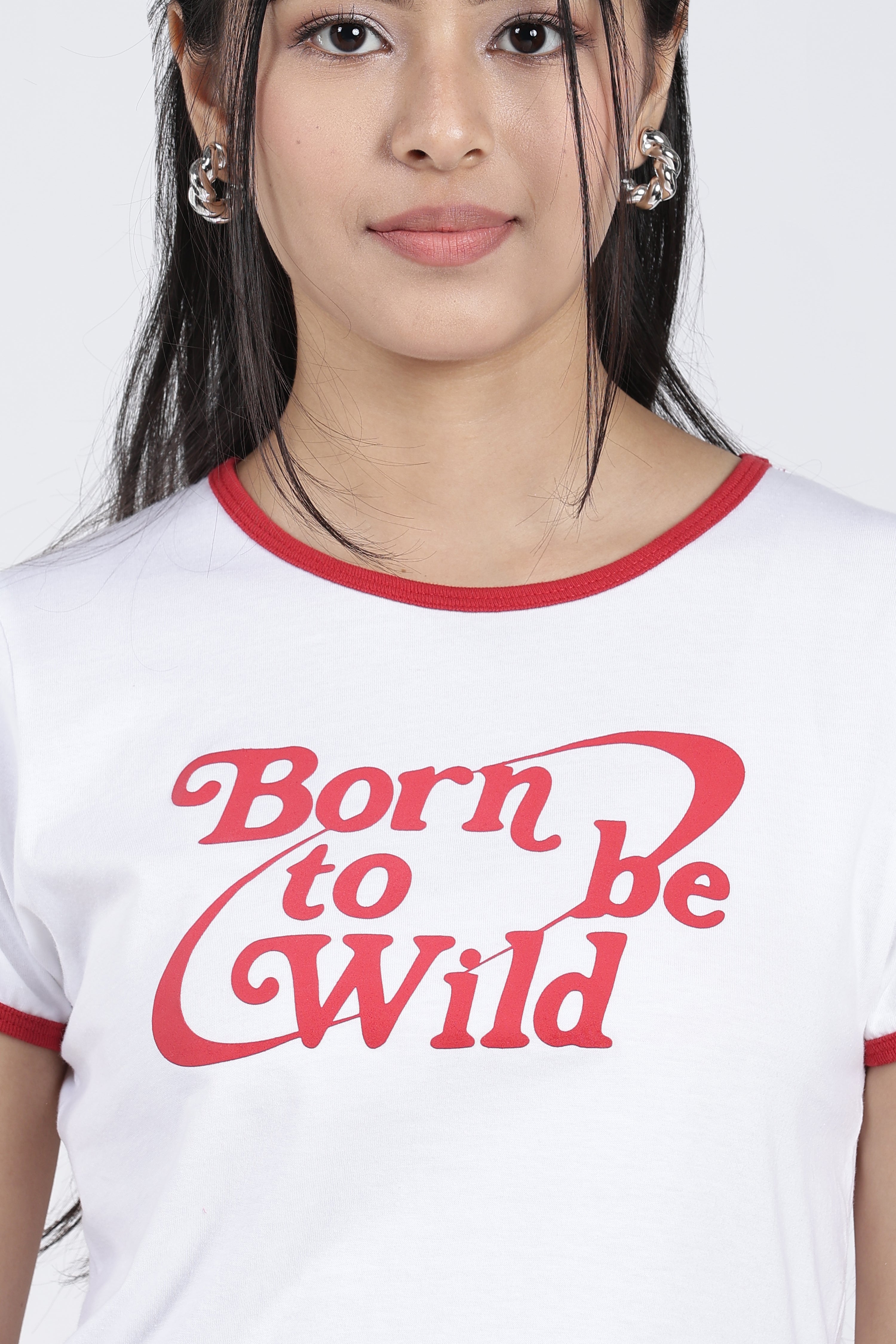 White Cotton Regular Fit T-Shirt