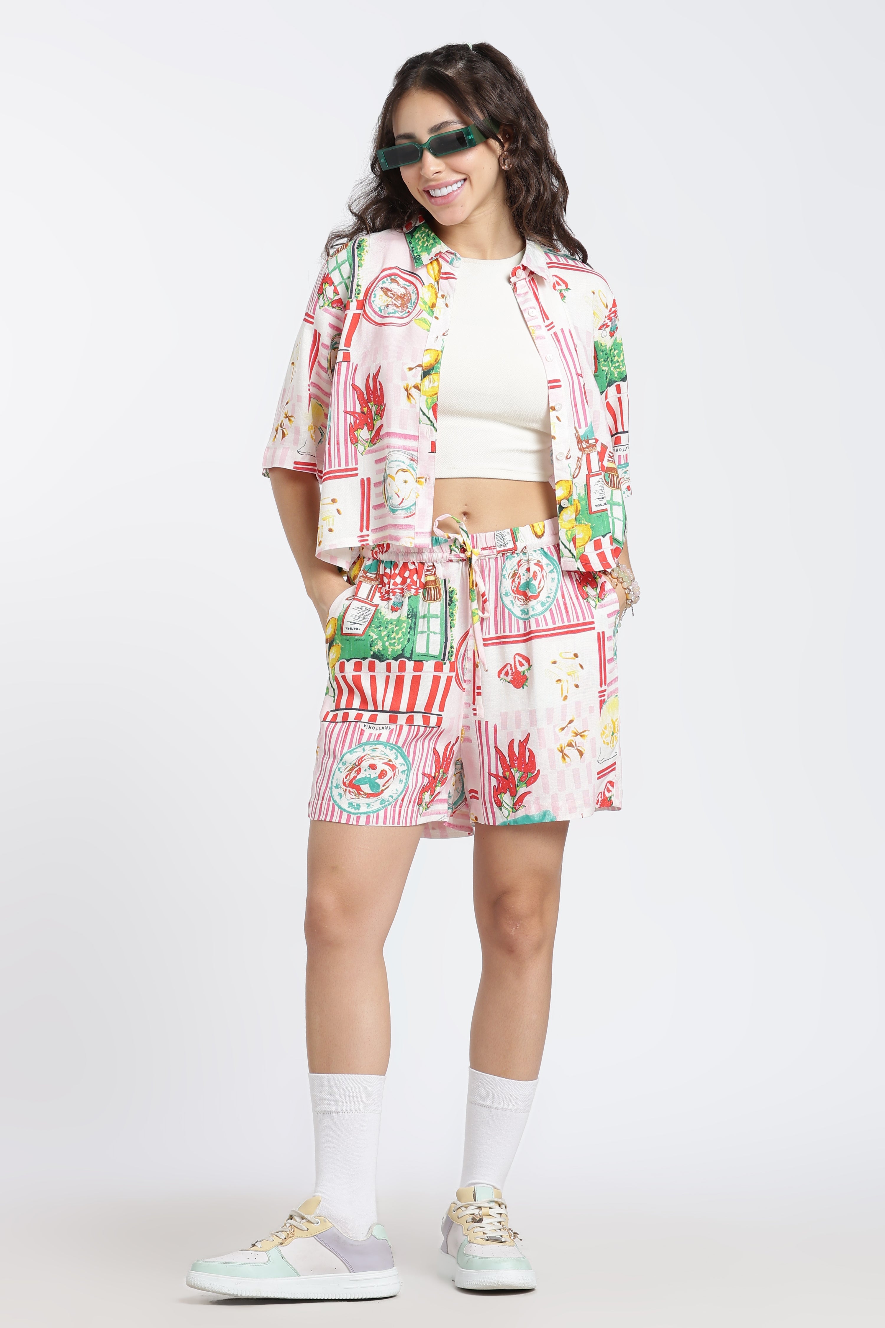 Multi Coloured Patterned Regular Fit Shirt