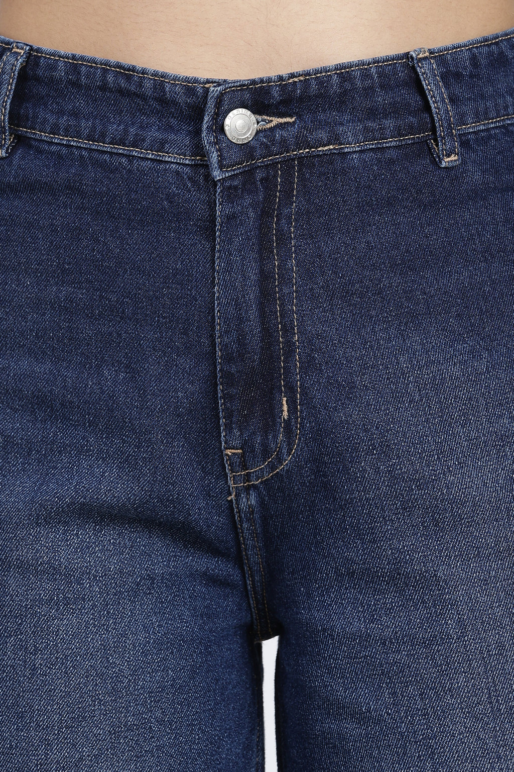 Navy Flared Fit Jeans