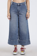 Blue 6 Pocketed Flared Fit Jeans