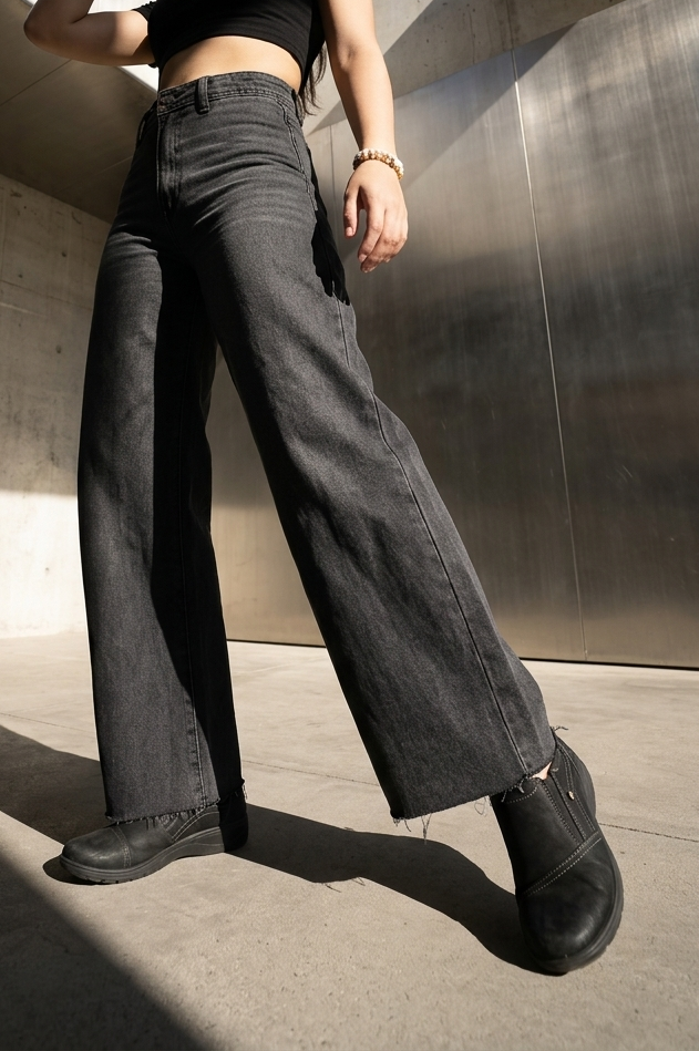 Black Regular Fit Jeans