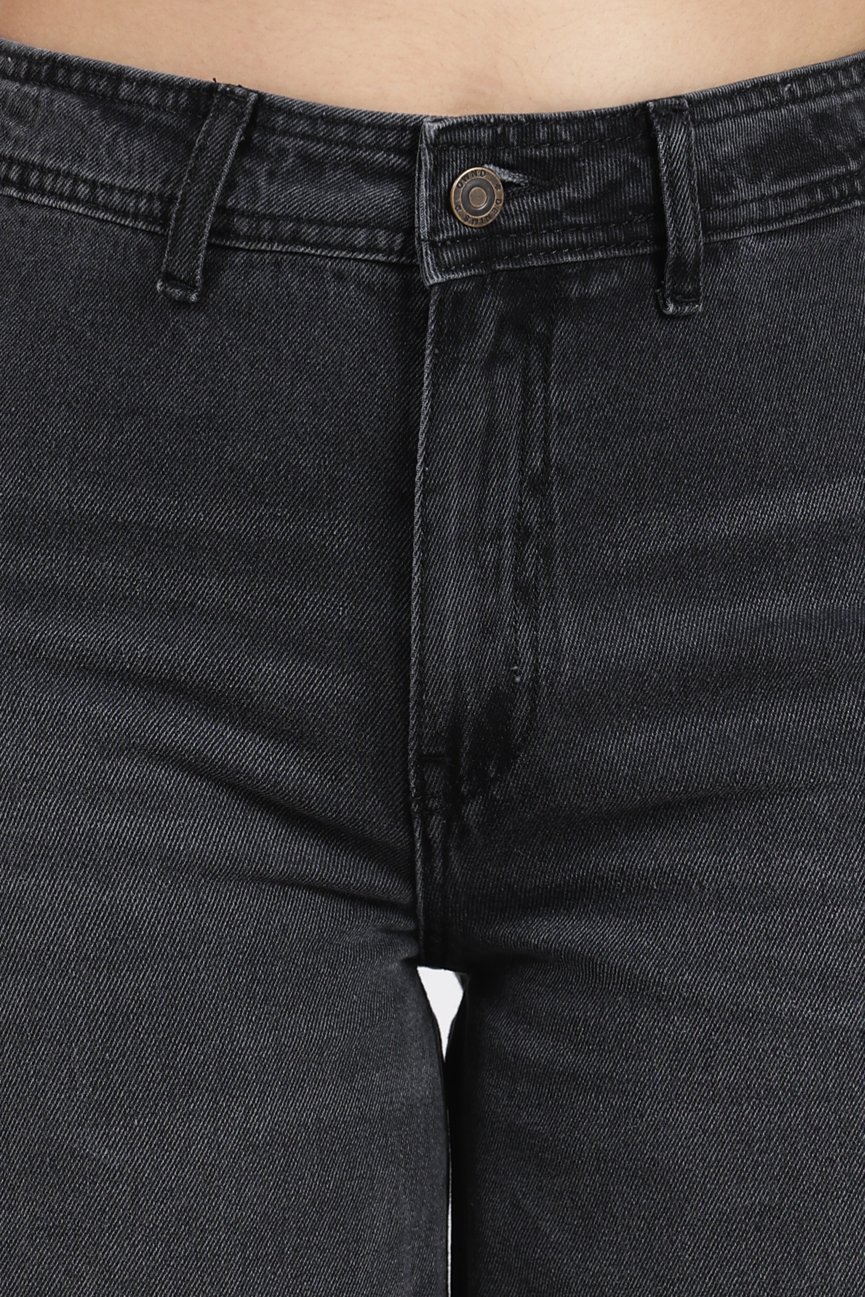 Black Regular Fit Jeans