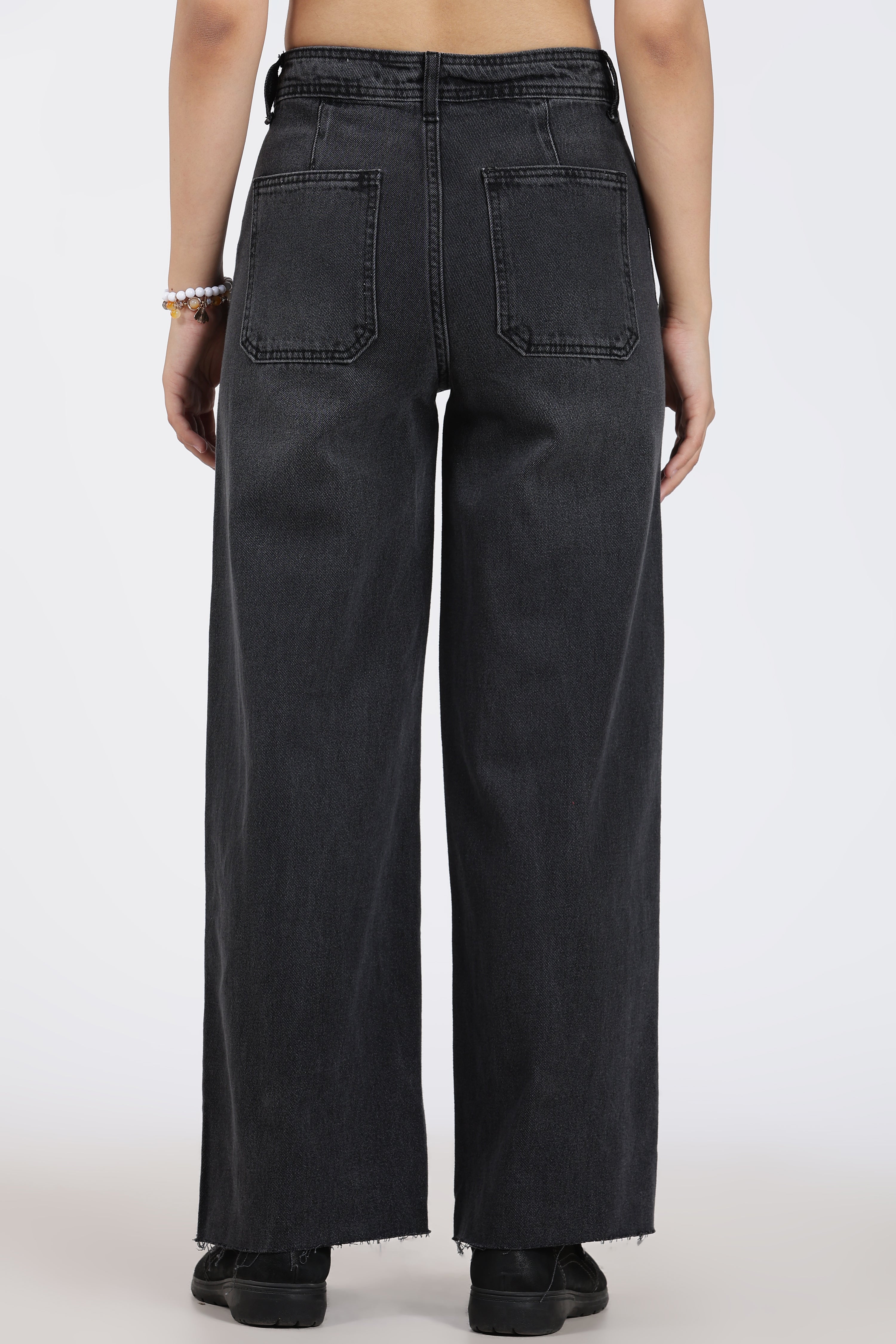 Black Regular Fit Jeans