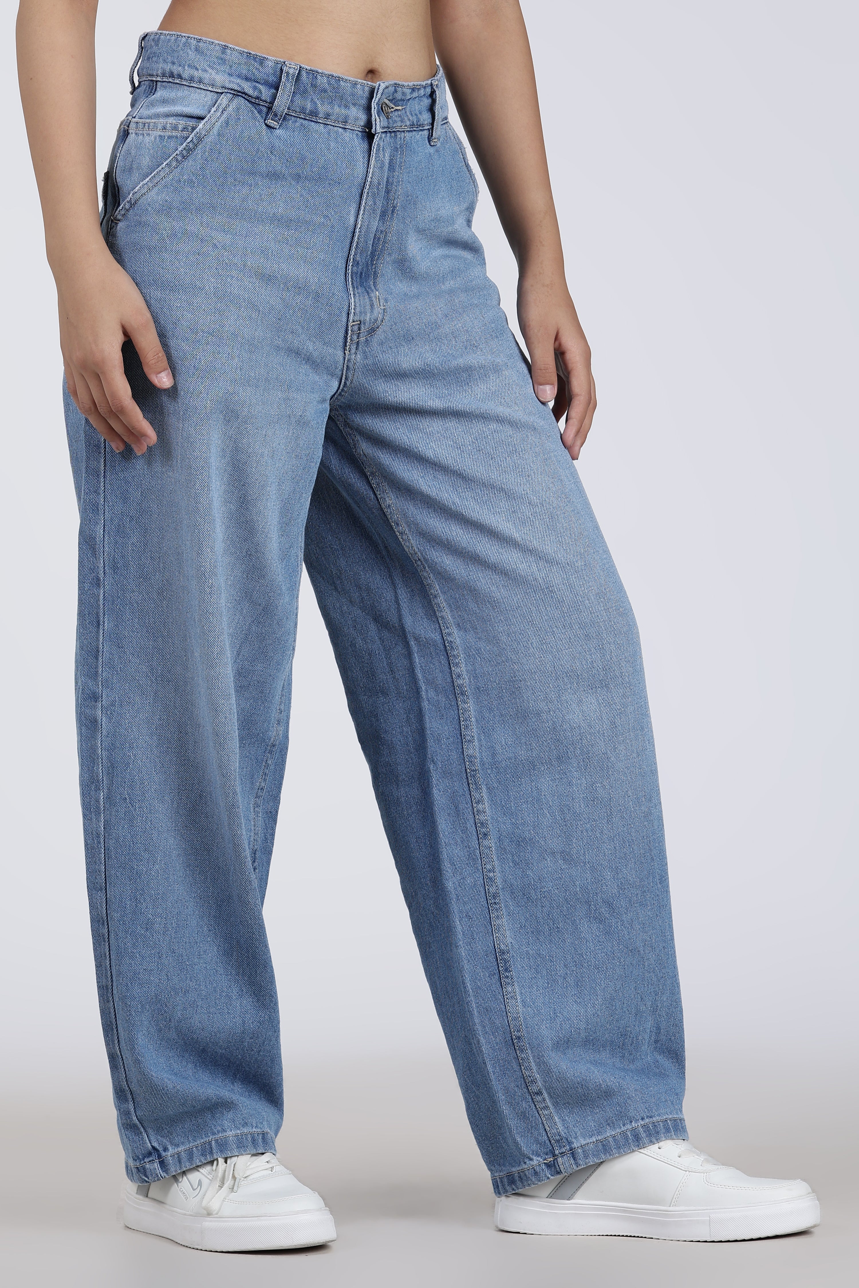 Light Blue 5 Pocketed Regular Fit Jeans