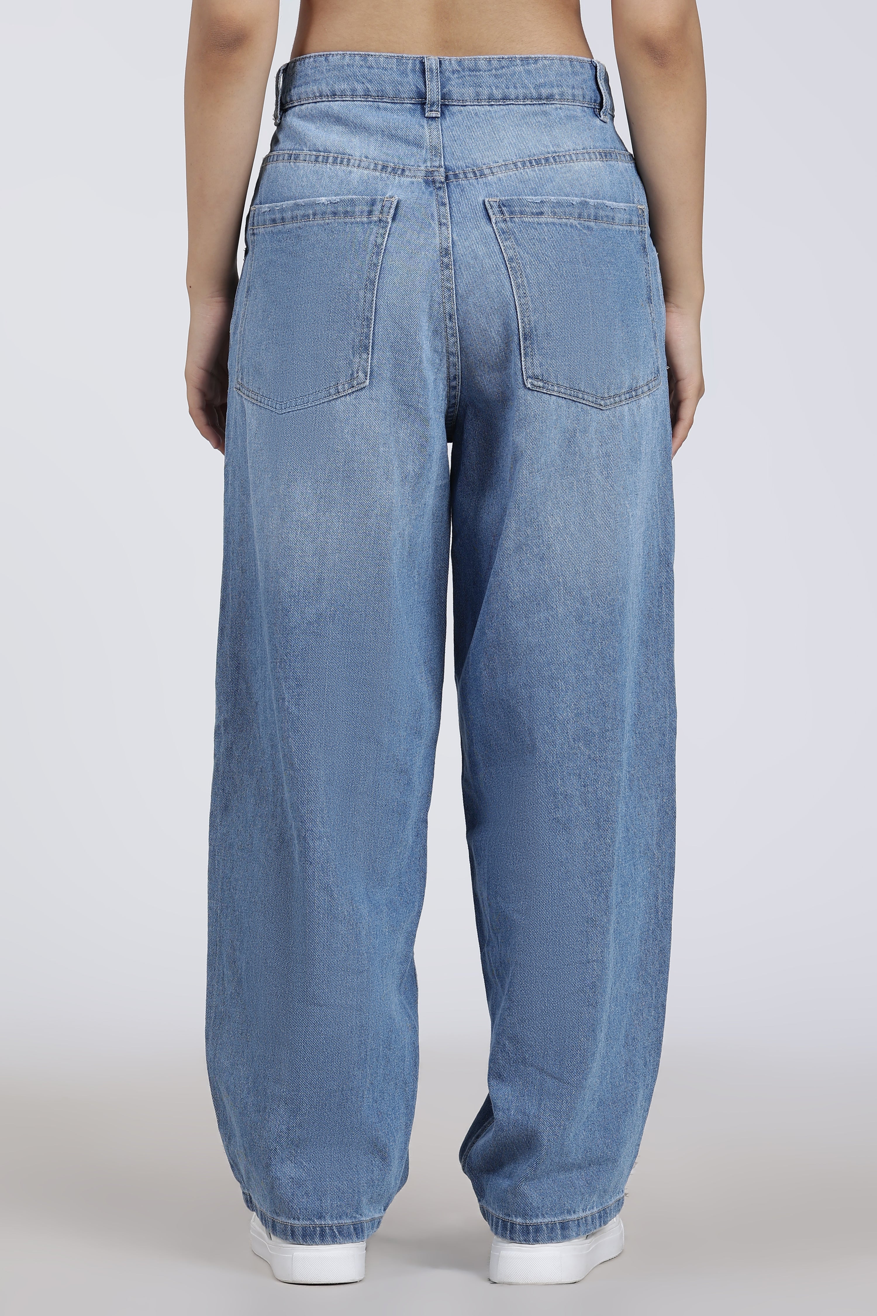 Light Blue 5 Pocketed Regular Fit Jeans