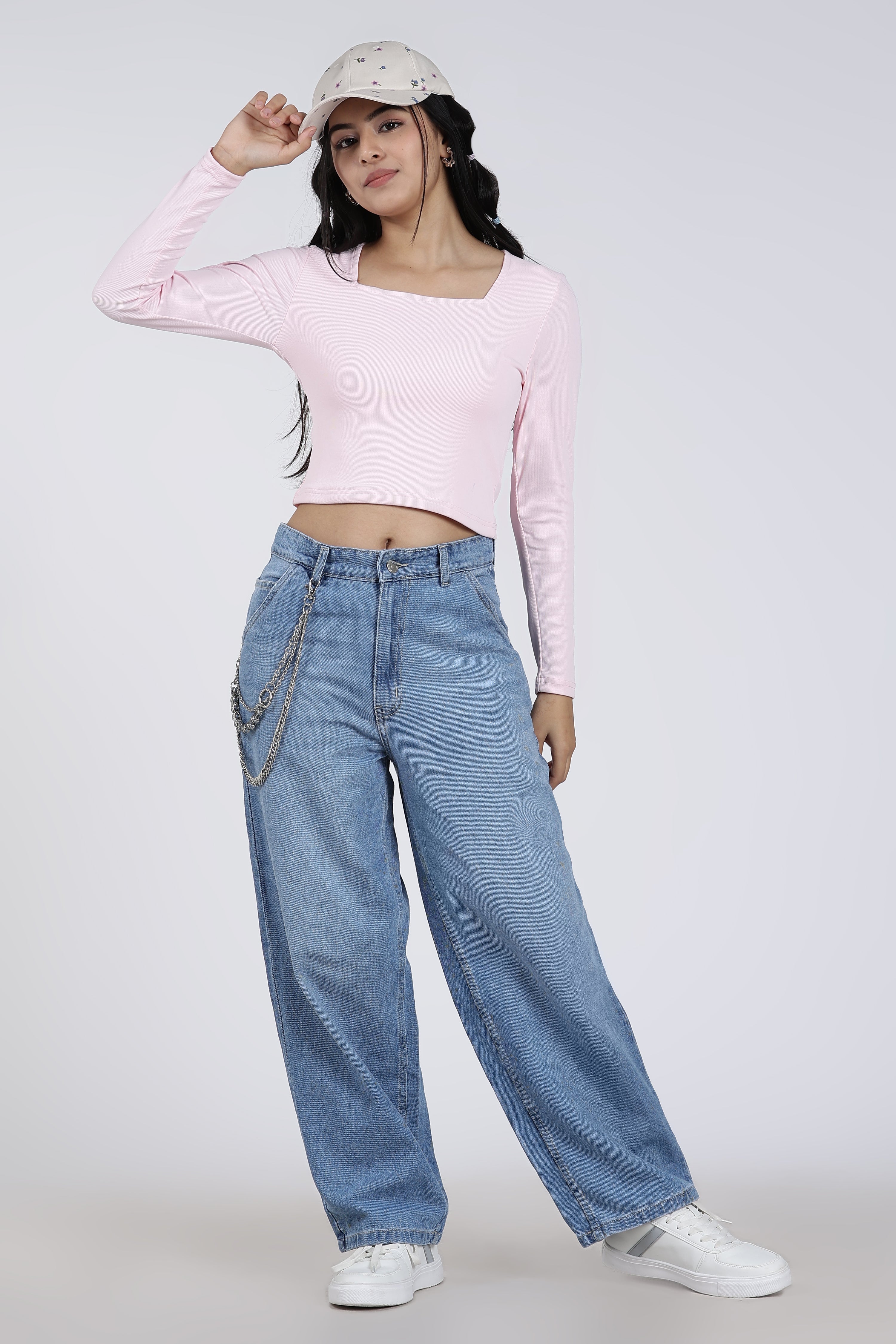 Light Blue 5 Pocketed Regular Fit Jeans