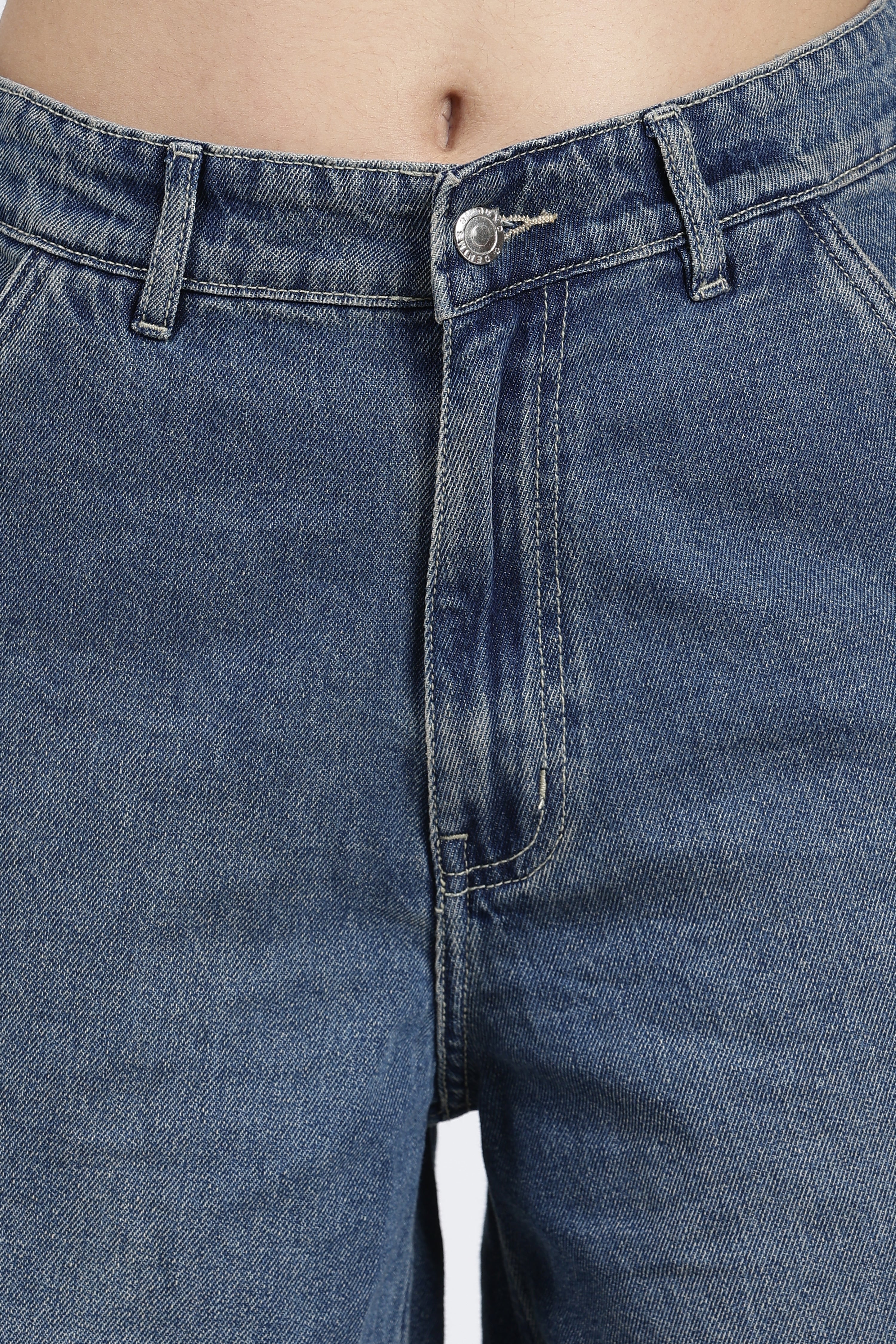 Blue 5 Pocketed Regular Fit Jeans