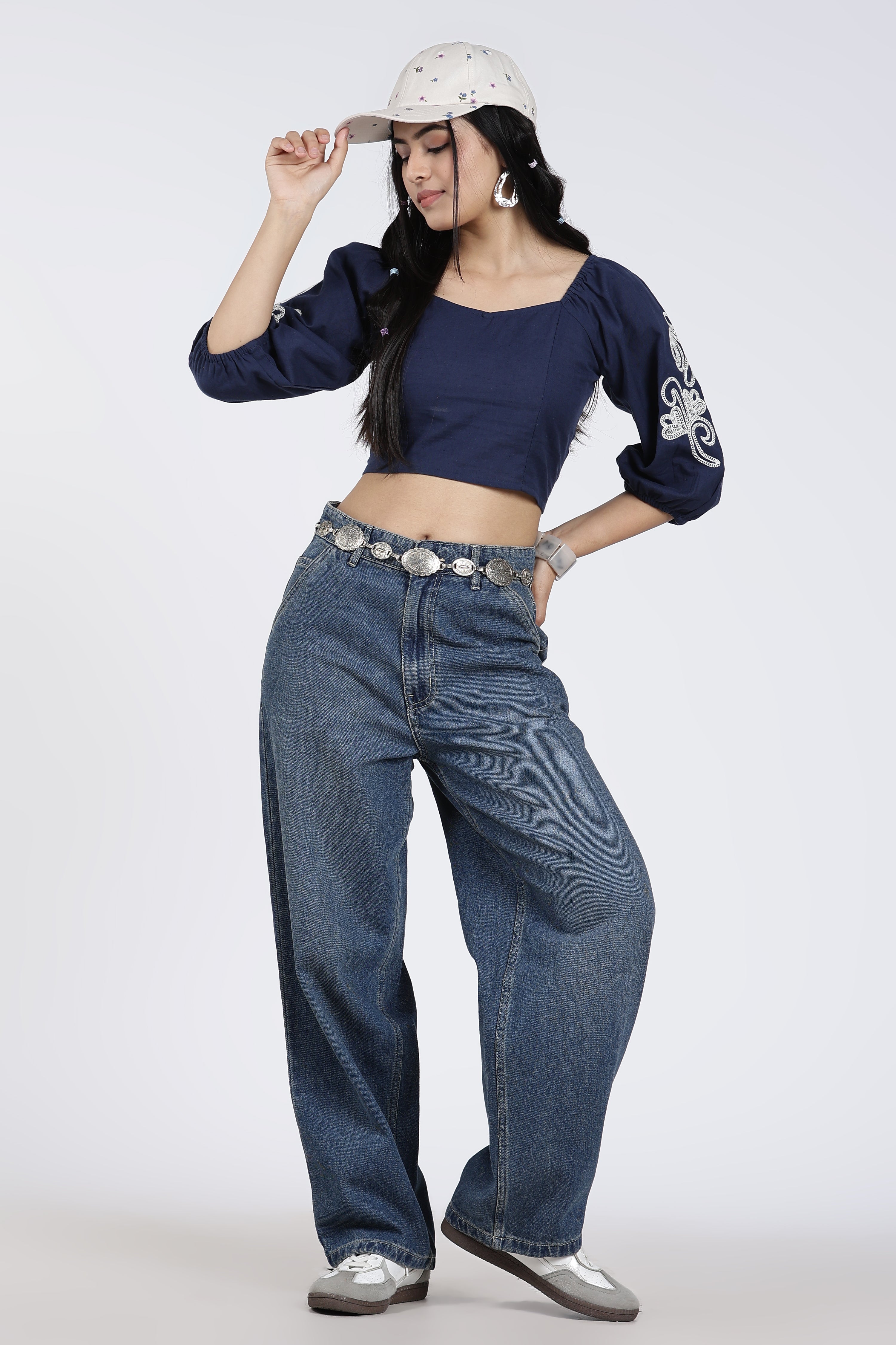 Blue 5 Pocketed Regular Fit Jeans