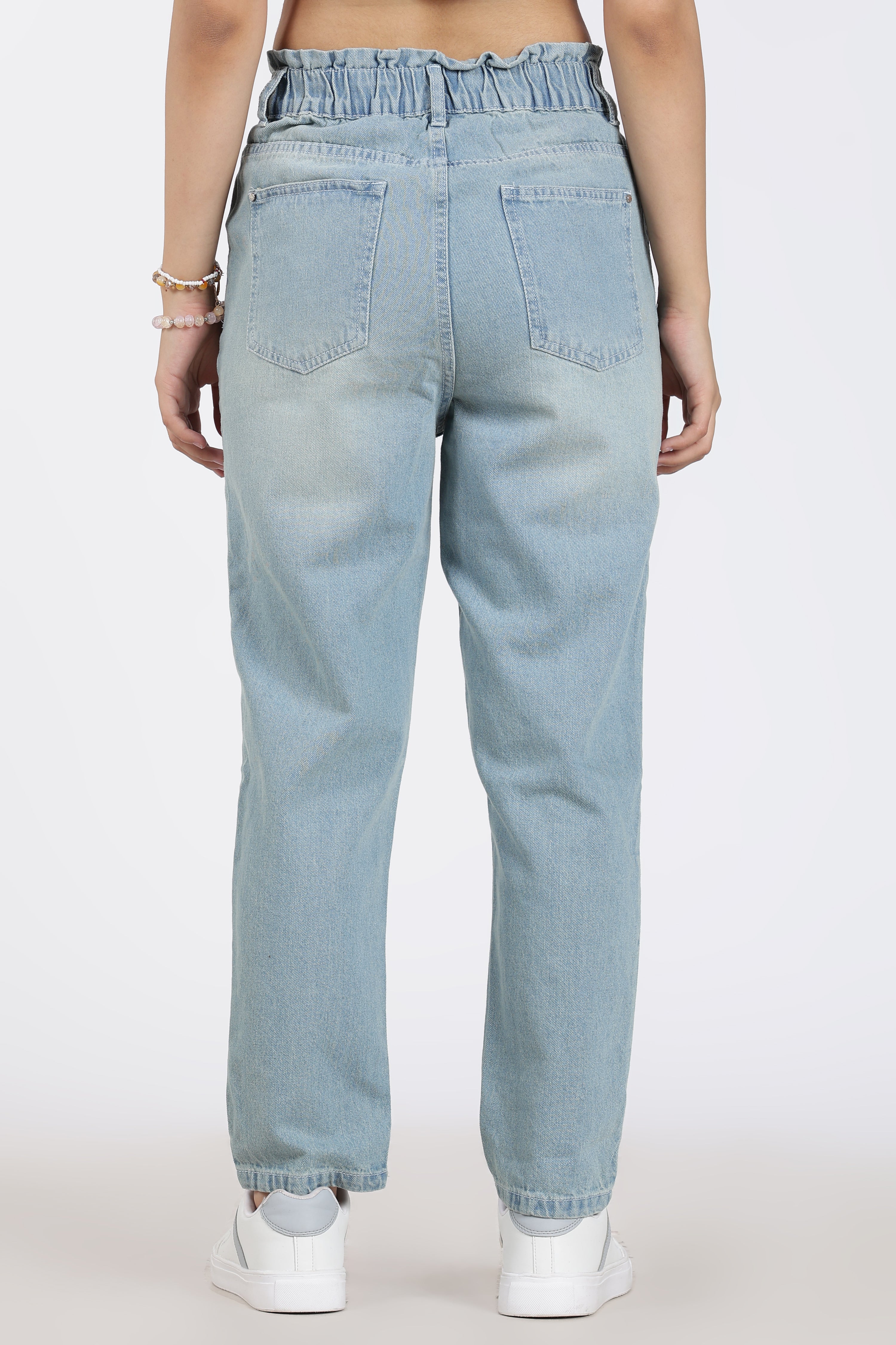 Light Blue 5 Pocketed Regular Fit Jeans