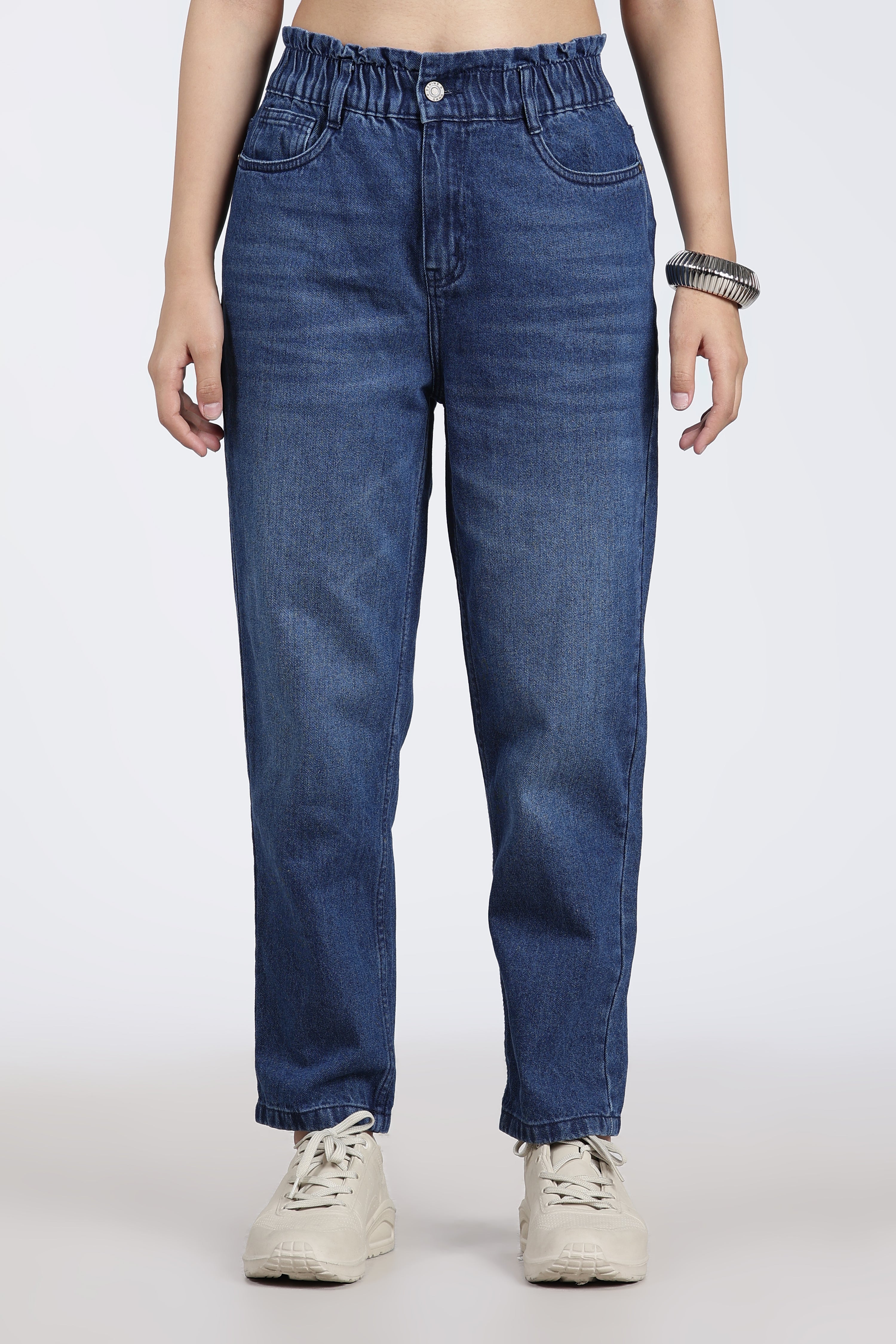Blue 5 Pocketed Regular Fit Jeans
