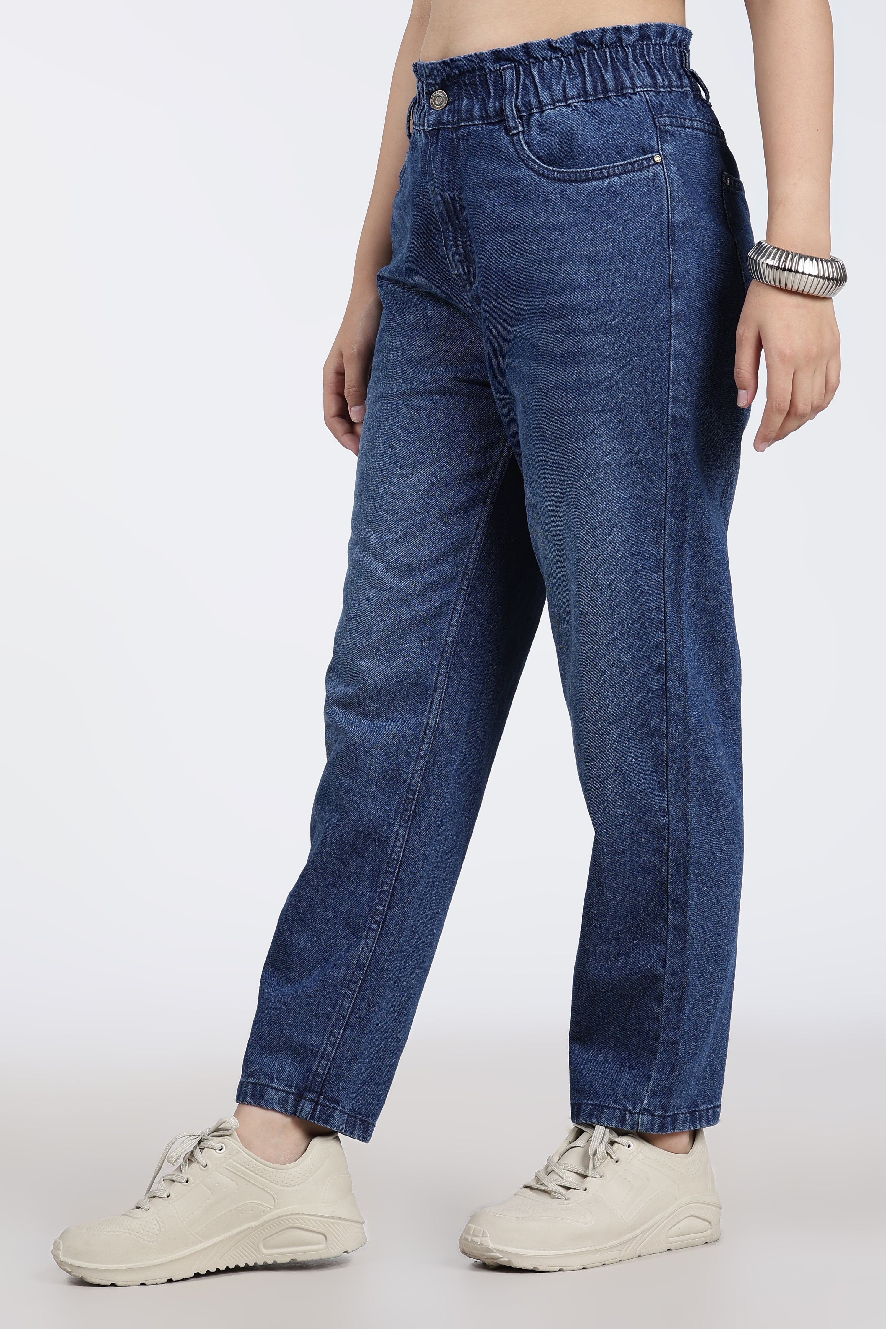 Blue 5 Pocketed Regular Fit Jeans