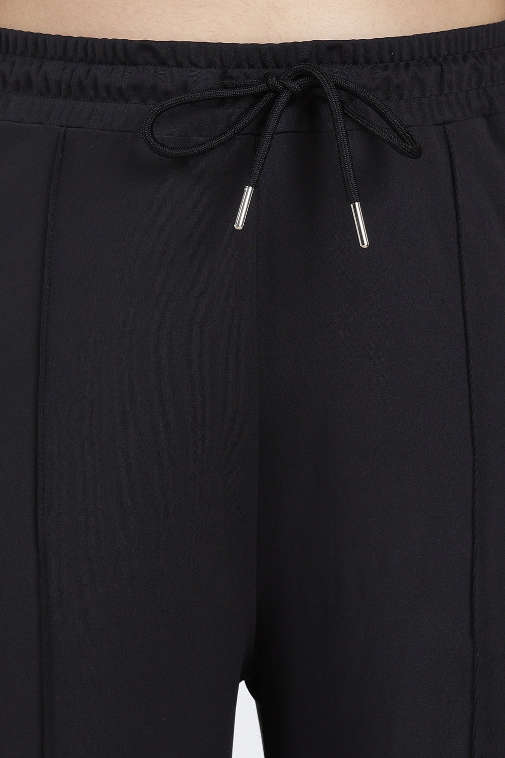 Black High Rise Relaxed Fit Pant