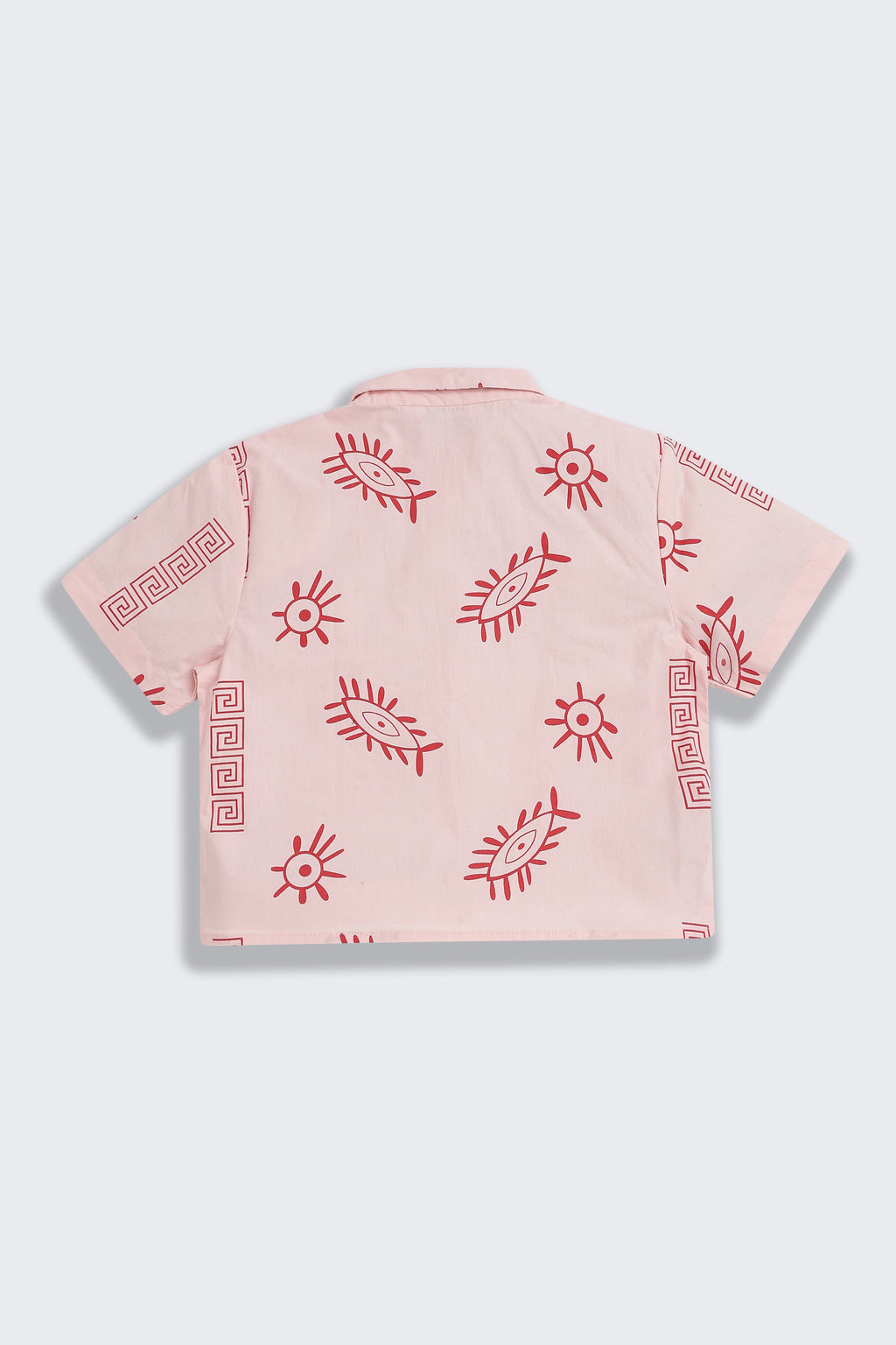 Pink Evil Eye All - Over Printed Regular Fit Co-ord Set