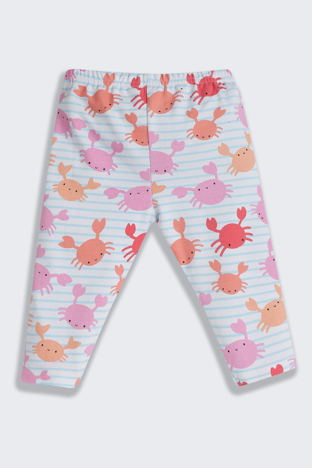 Multi-coloured Crabs Printed Regular Fit Co-ord Set