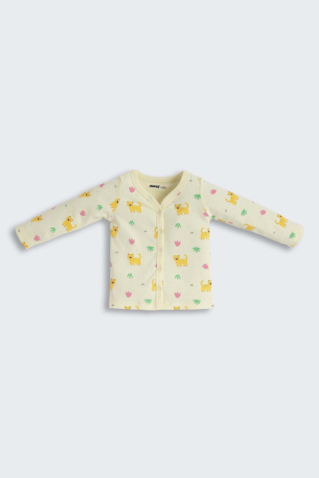 Yellow Animal Printed Regular Fit Co-ord Set