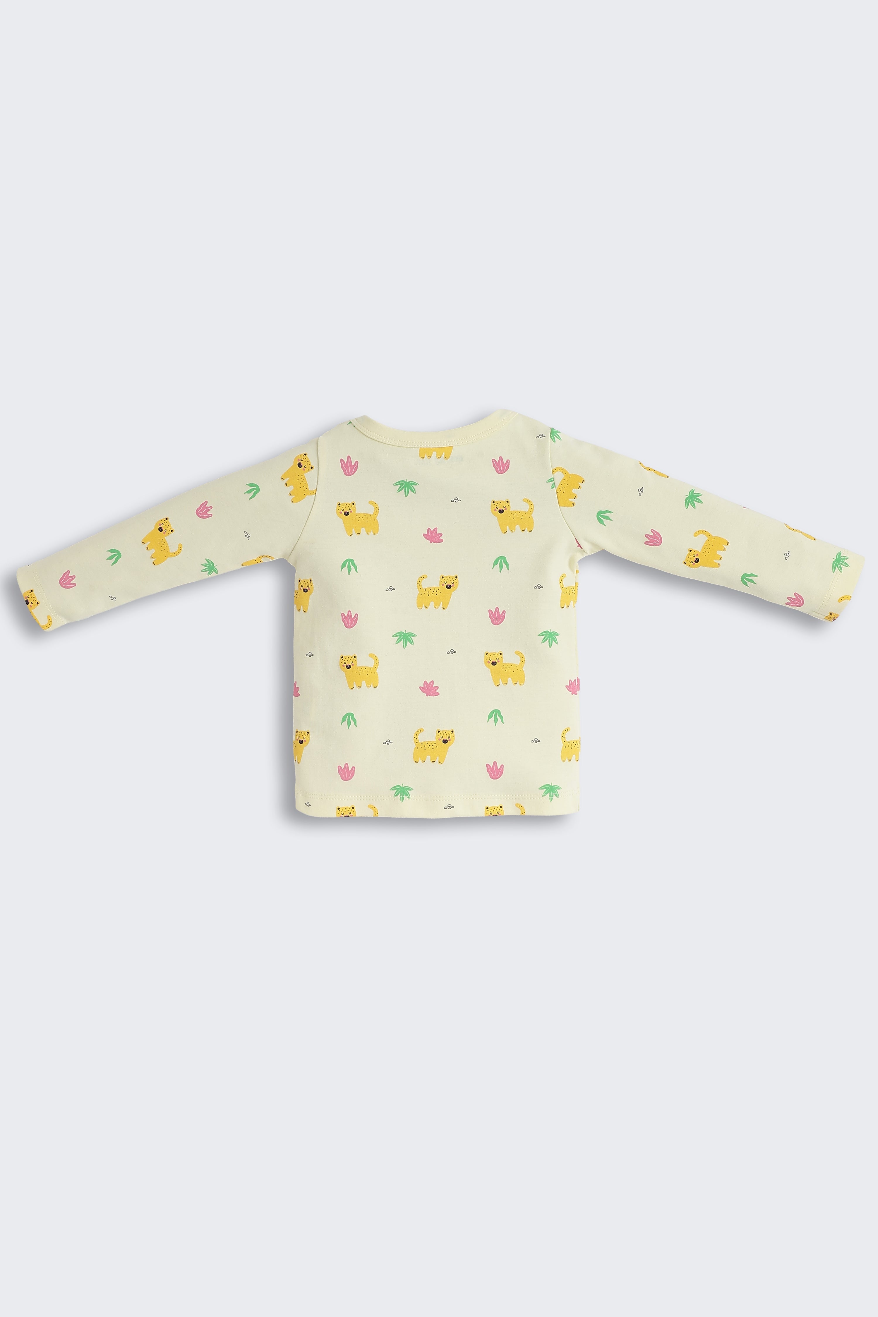 Yellow Animal Printed Regular Fit Co-ord Set