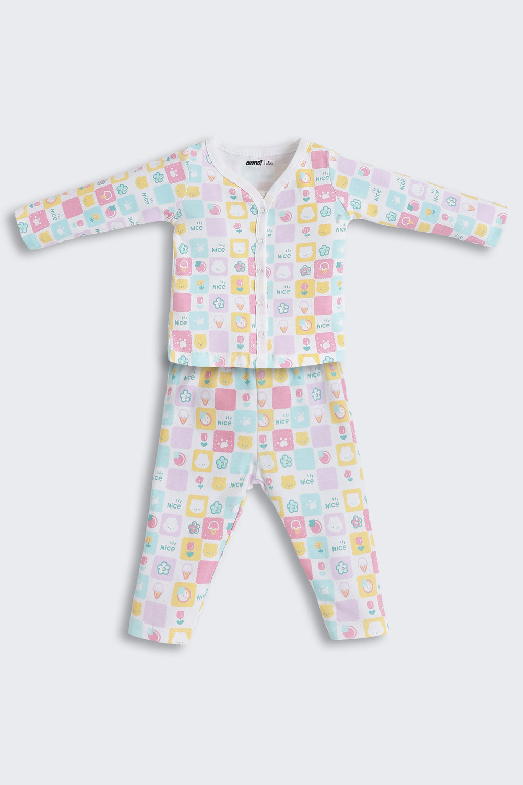 Multi-coloured Printed Regular Fit Co-ord Set