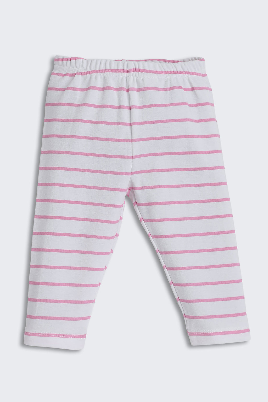 Pink Striped Regular Fit Co-ord Set