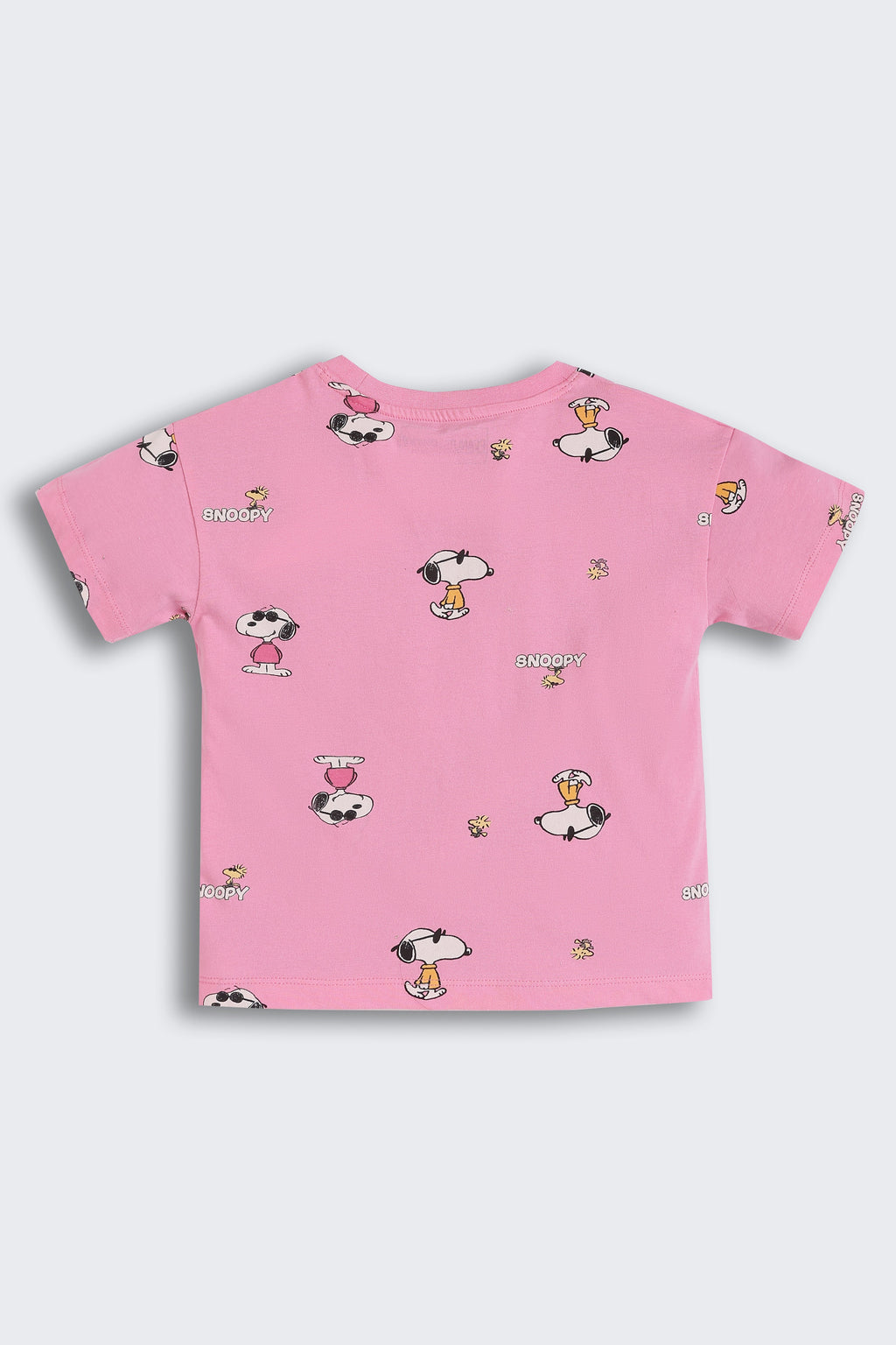 Pink Printed Regular Fit Co-ord Set