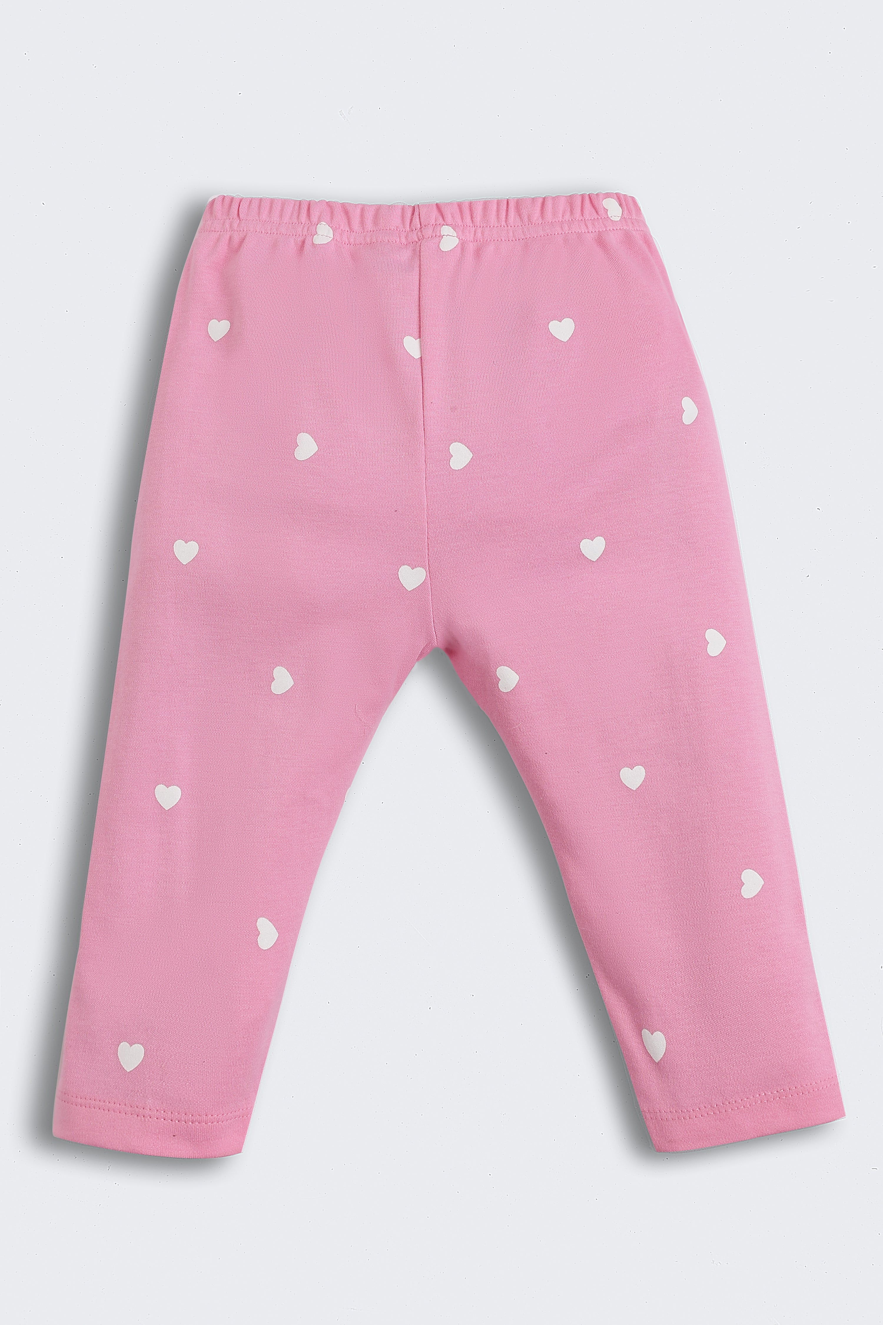 Pink Printed Regular Fit Co-ord Set