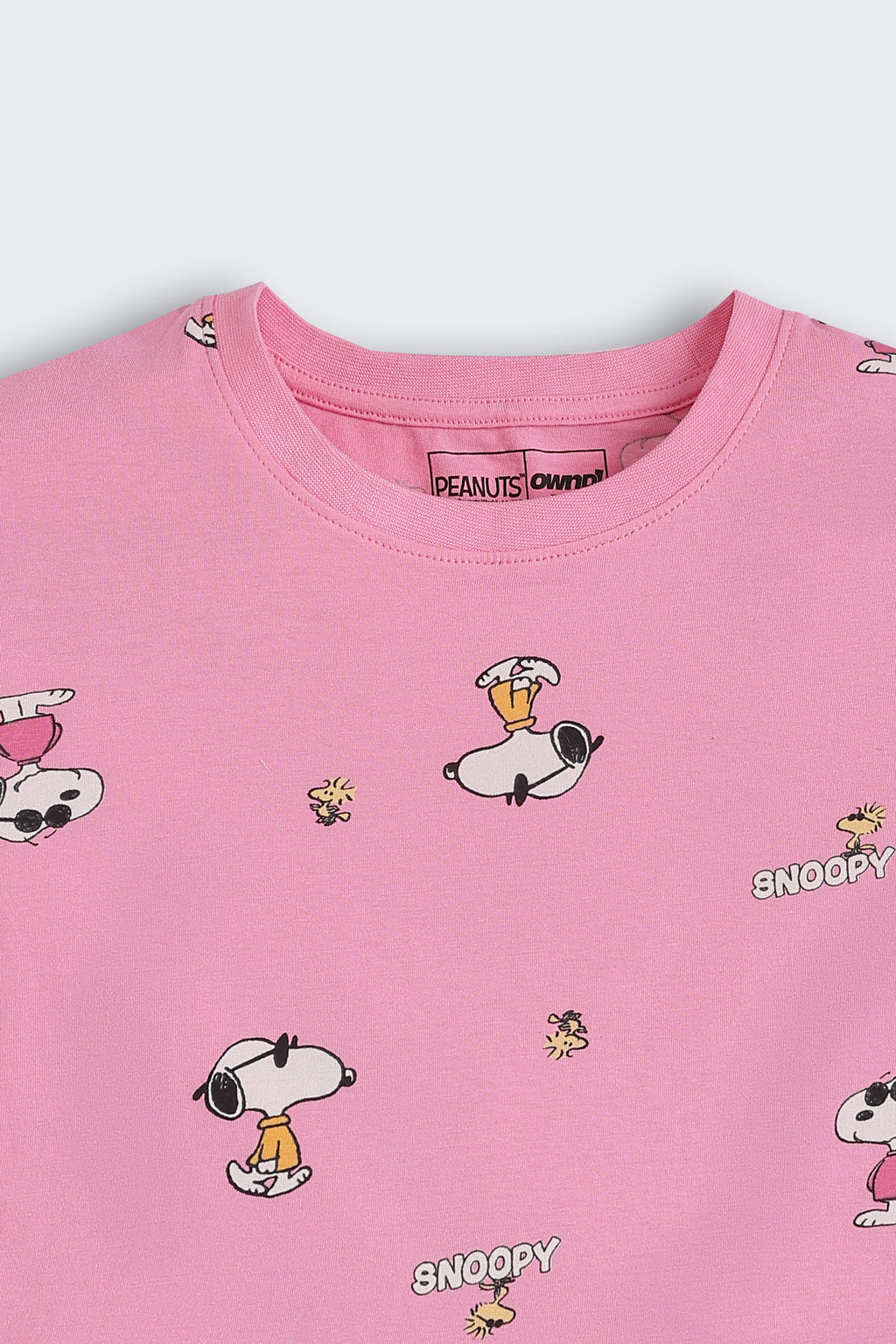Pink Printed Regular Fit Co-ord Set