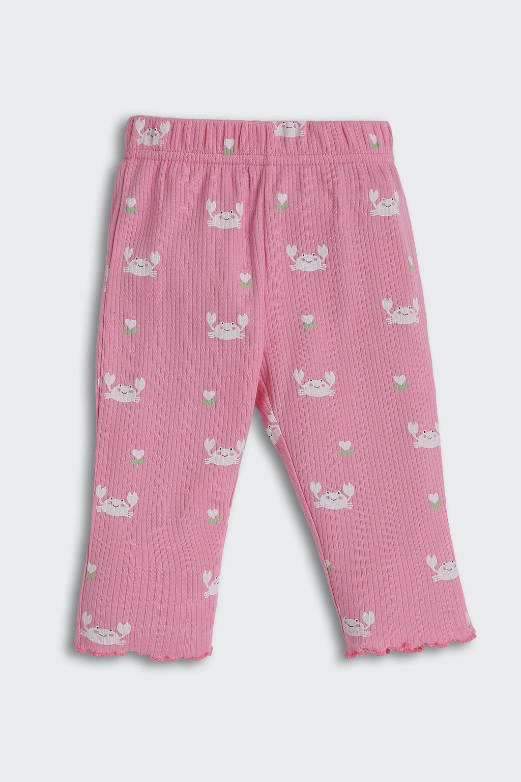 Pink Crabs Printed Regular Fit Co-ord Set