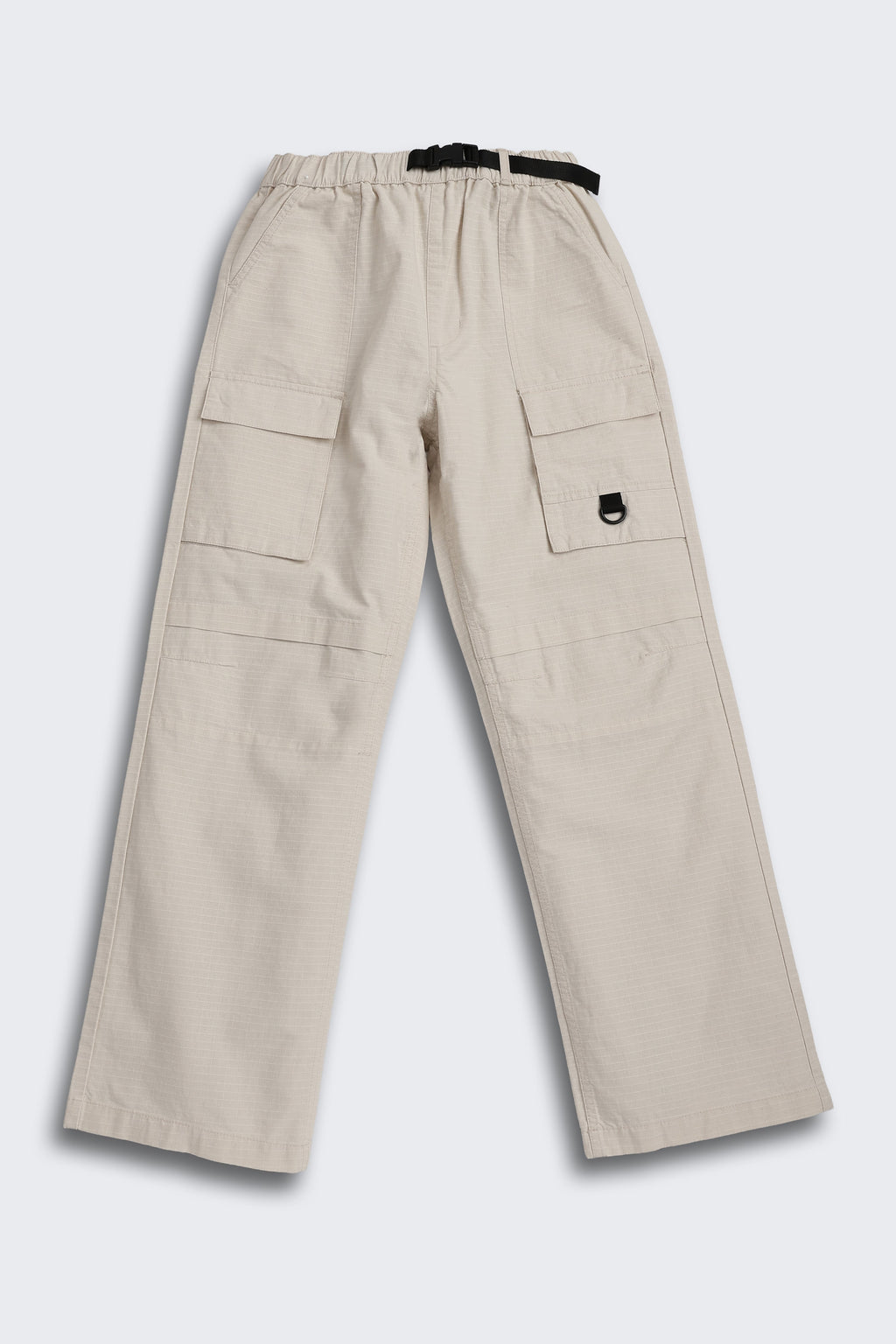 Beige 5 Pocketed Regular Fit Cargo Trouser
