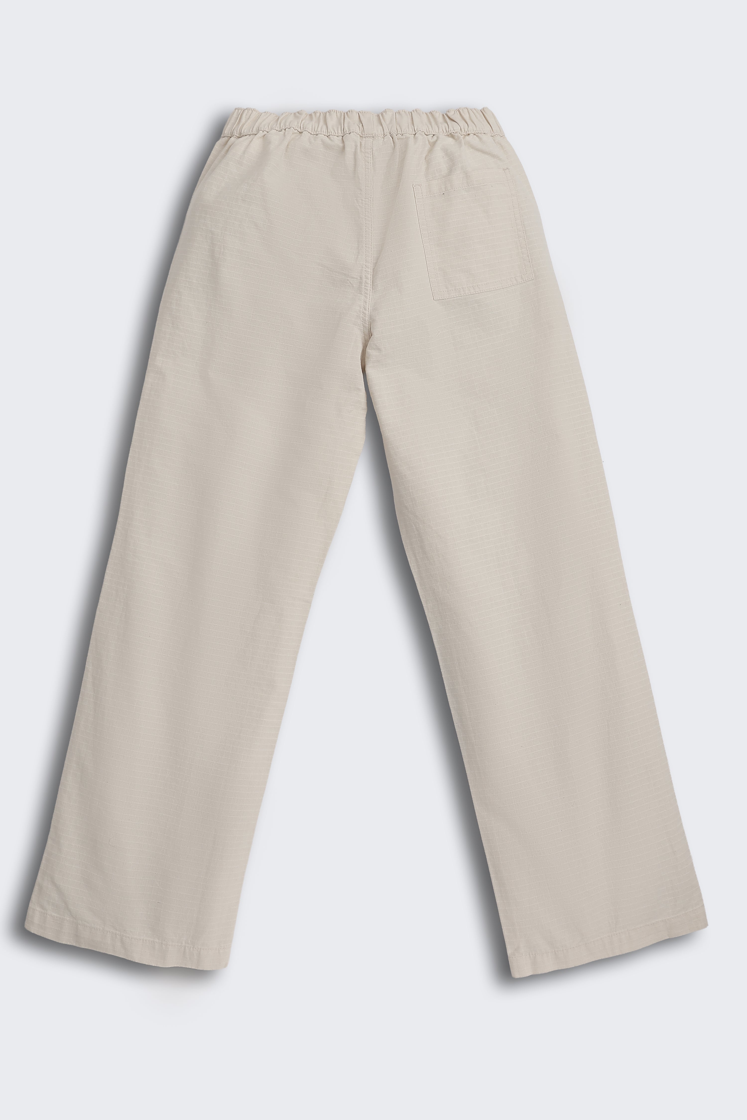Beige 5 Pocketed Regular Fit Cargo Trouser