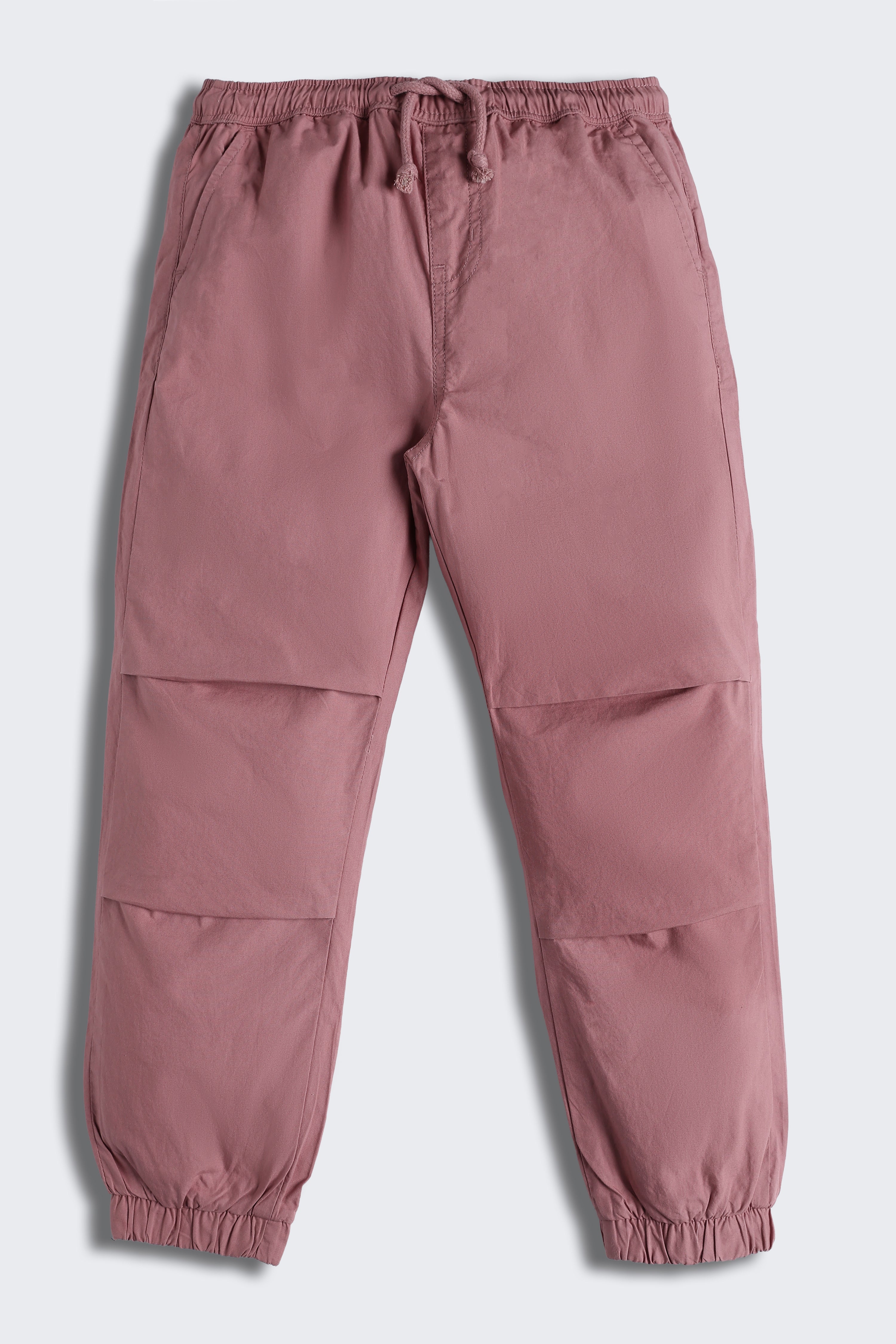 Pink 4 Pocketed Regular Fit Joggers