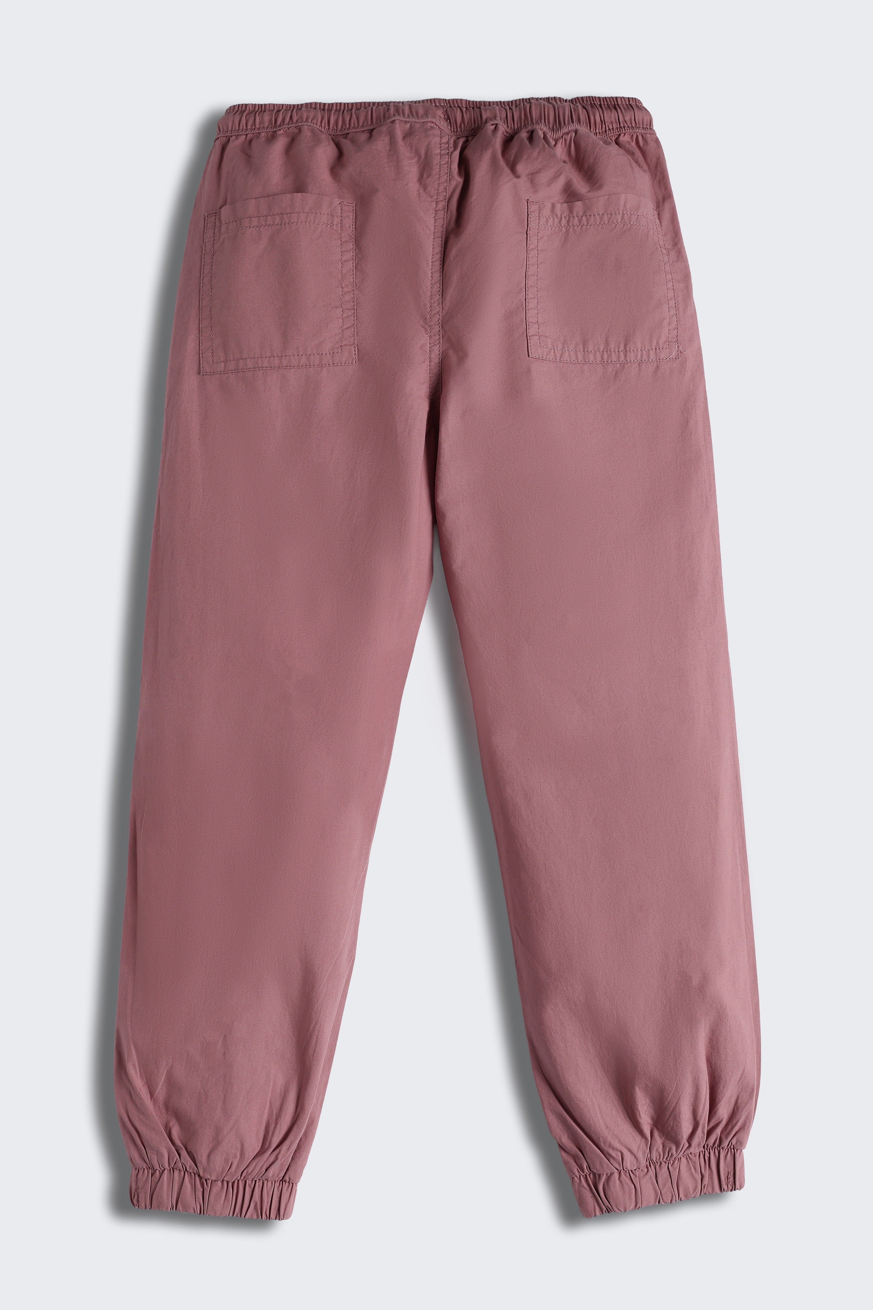 Pink 4 Pocketed Regular Fit Joggers