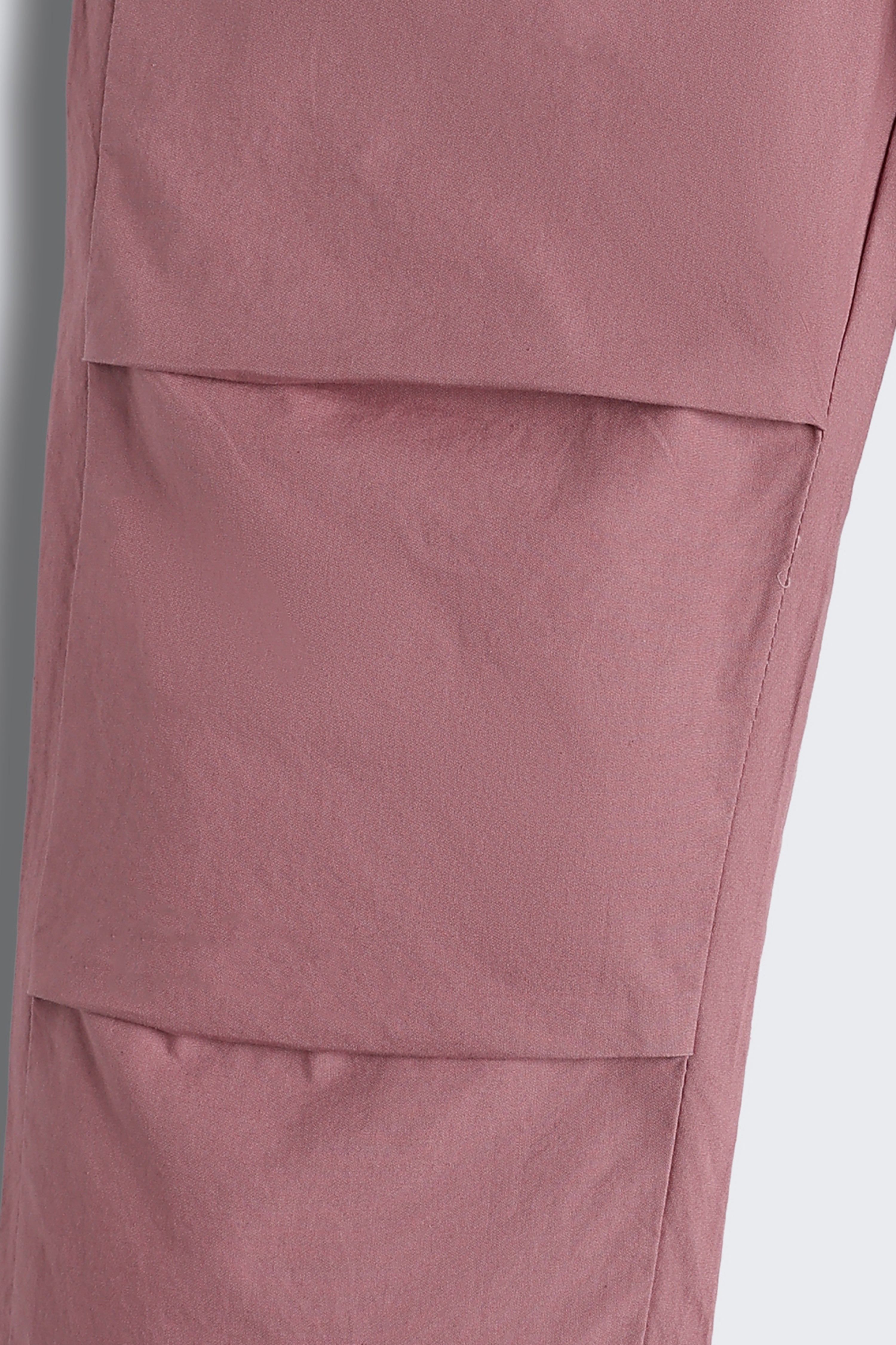 Pink 4 Pocketed Regular Fit Joggers