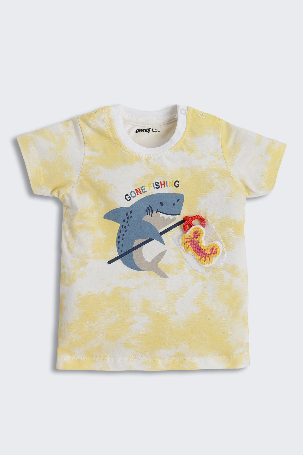 Yellow Fish Graphic Printed Regular Fit Co-ord Set
