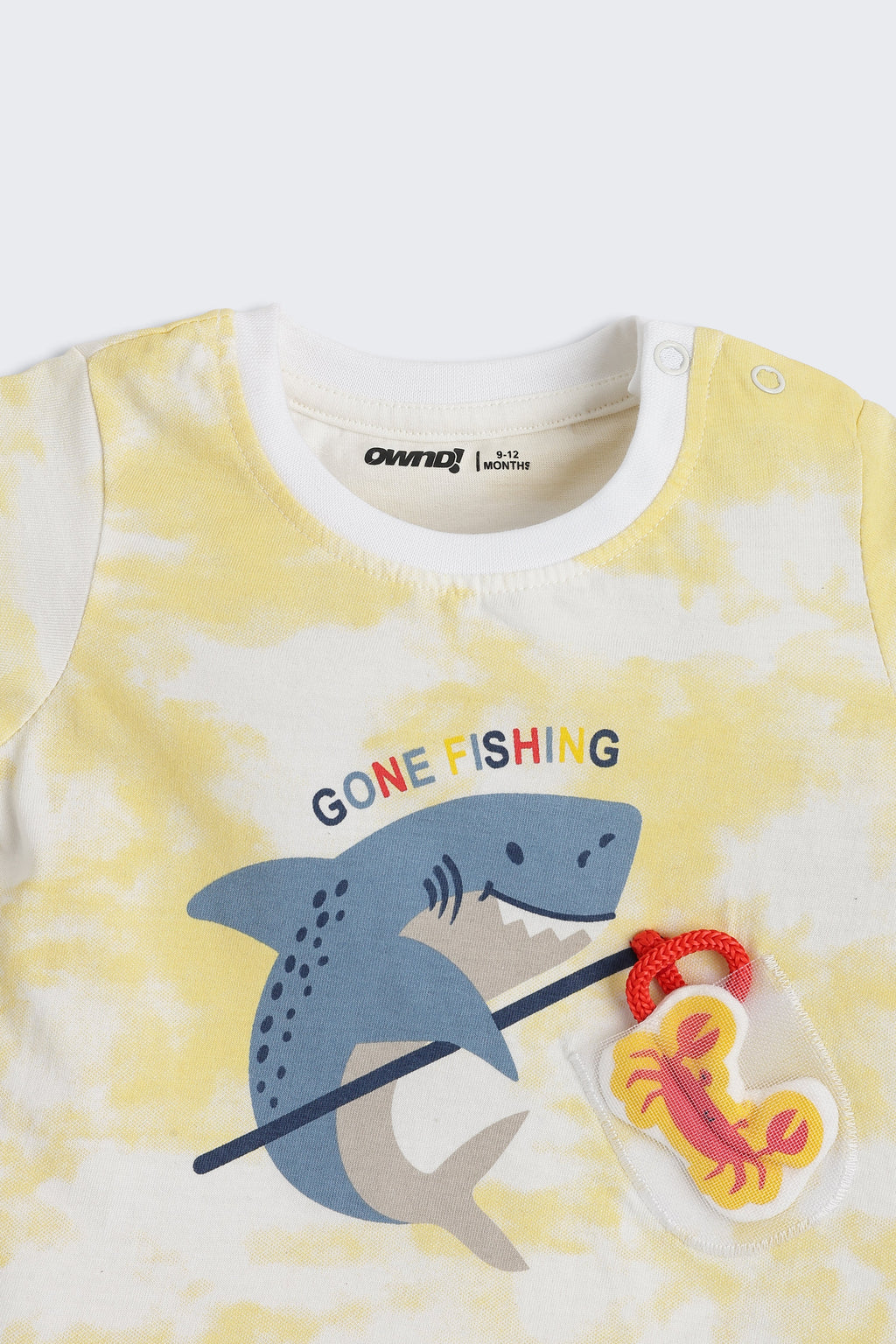 Yellow Fish Graphic Printed Regular Fit Co-ord Set