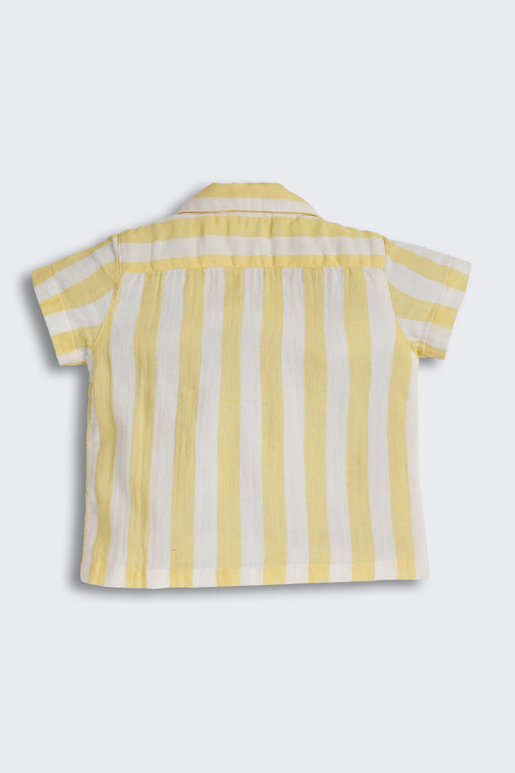Yellow Striped Regular Fit Co-ord Set