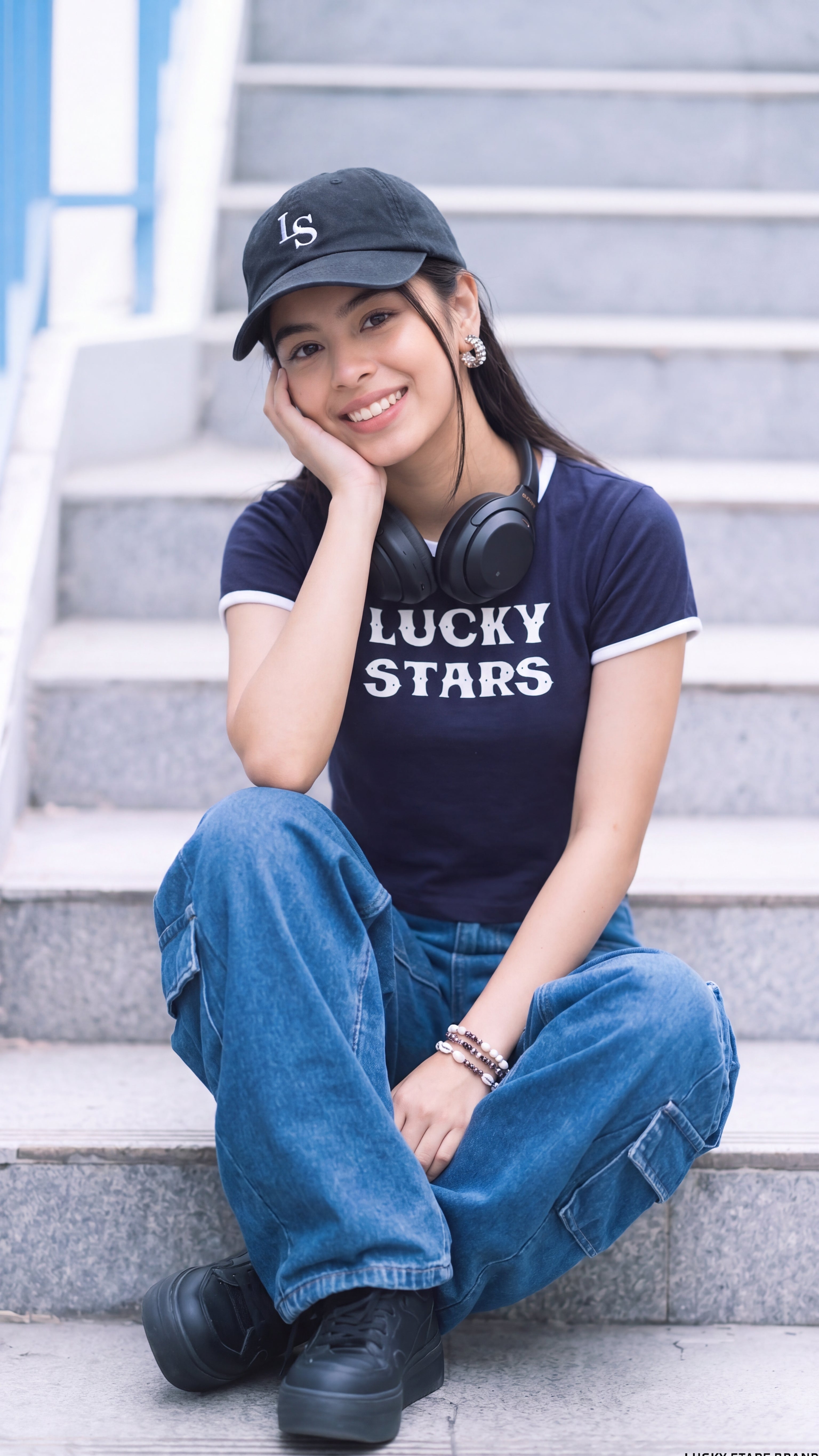 Navy Cotton Regular Fit T-Shirt
