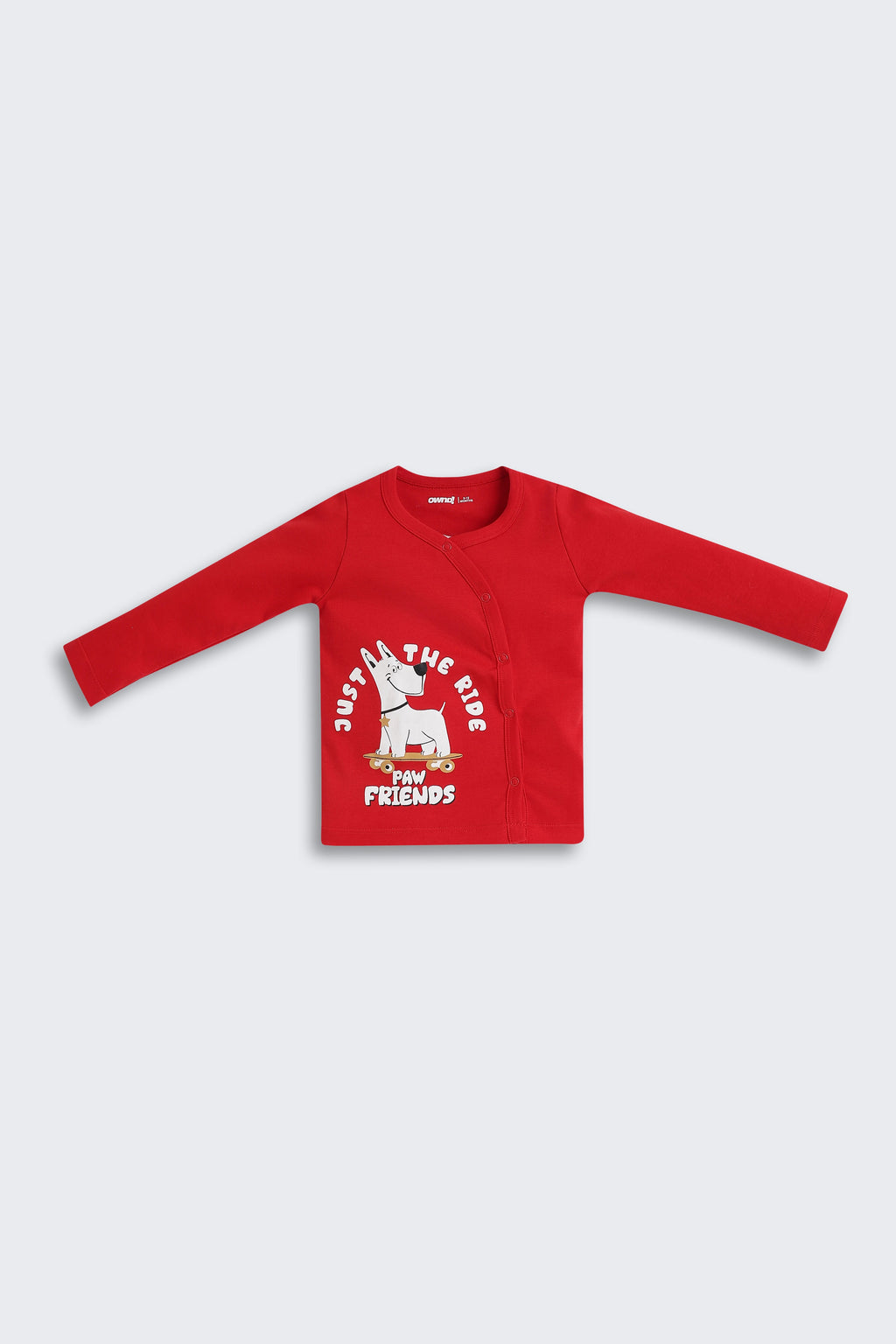 Red Dog Graphic Printed Regular Fit Co-ord Set