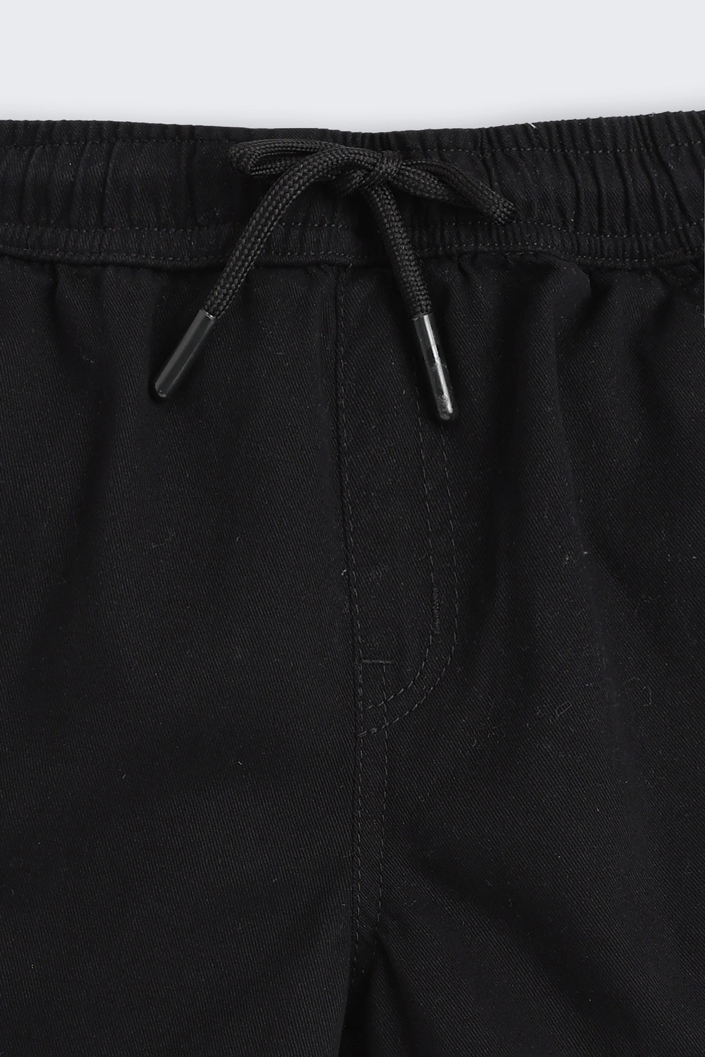 Black 4 Pocketed Regular Fit Shorts