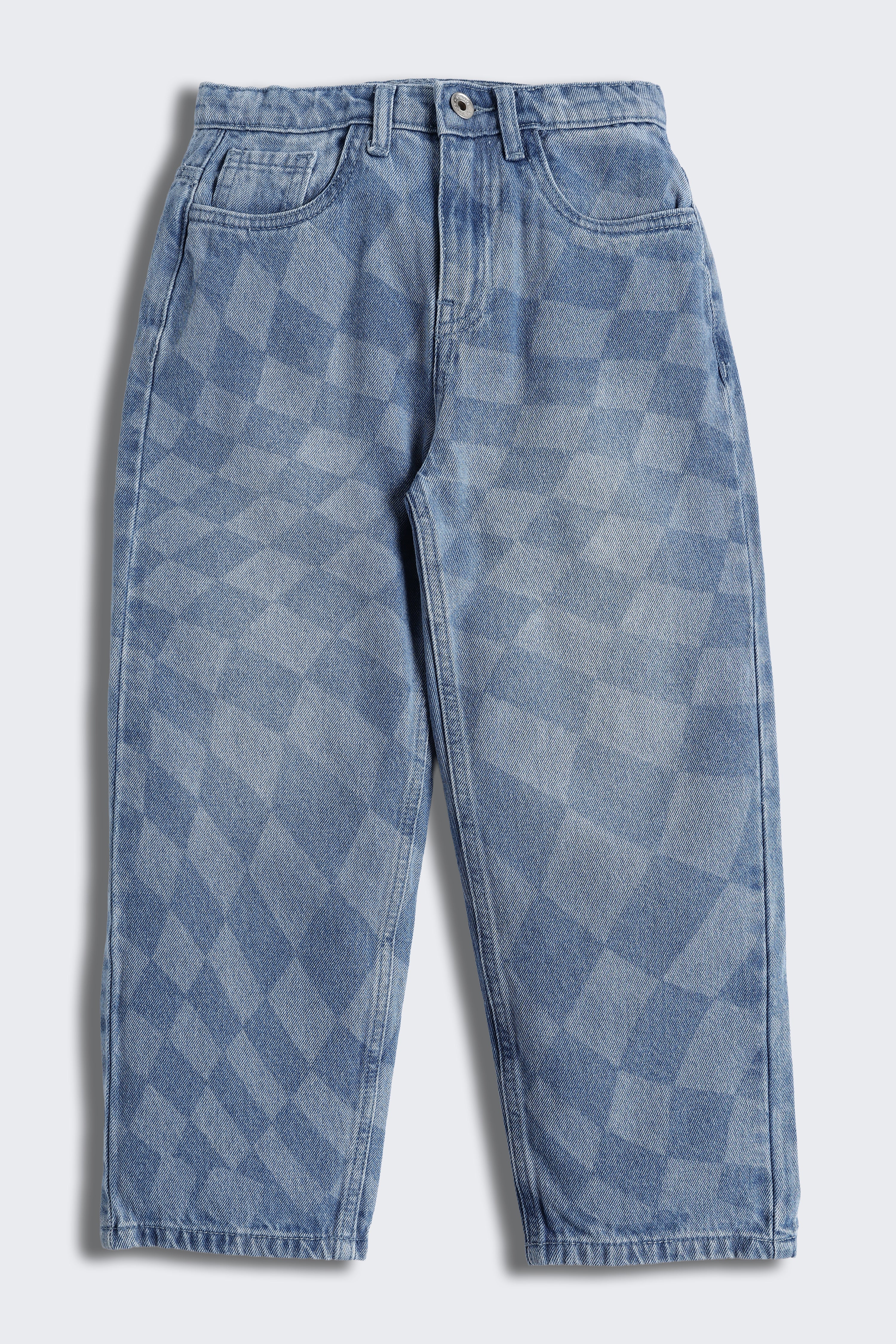 Blue 5 Pocketed Regular Fit Jeans