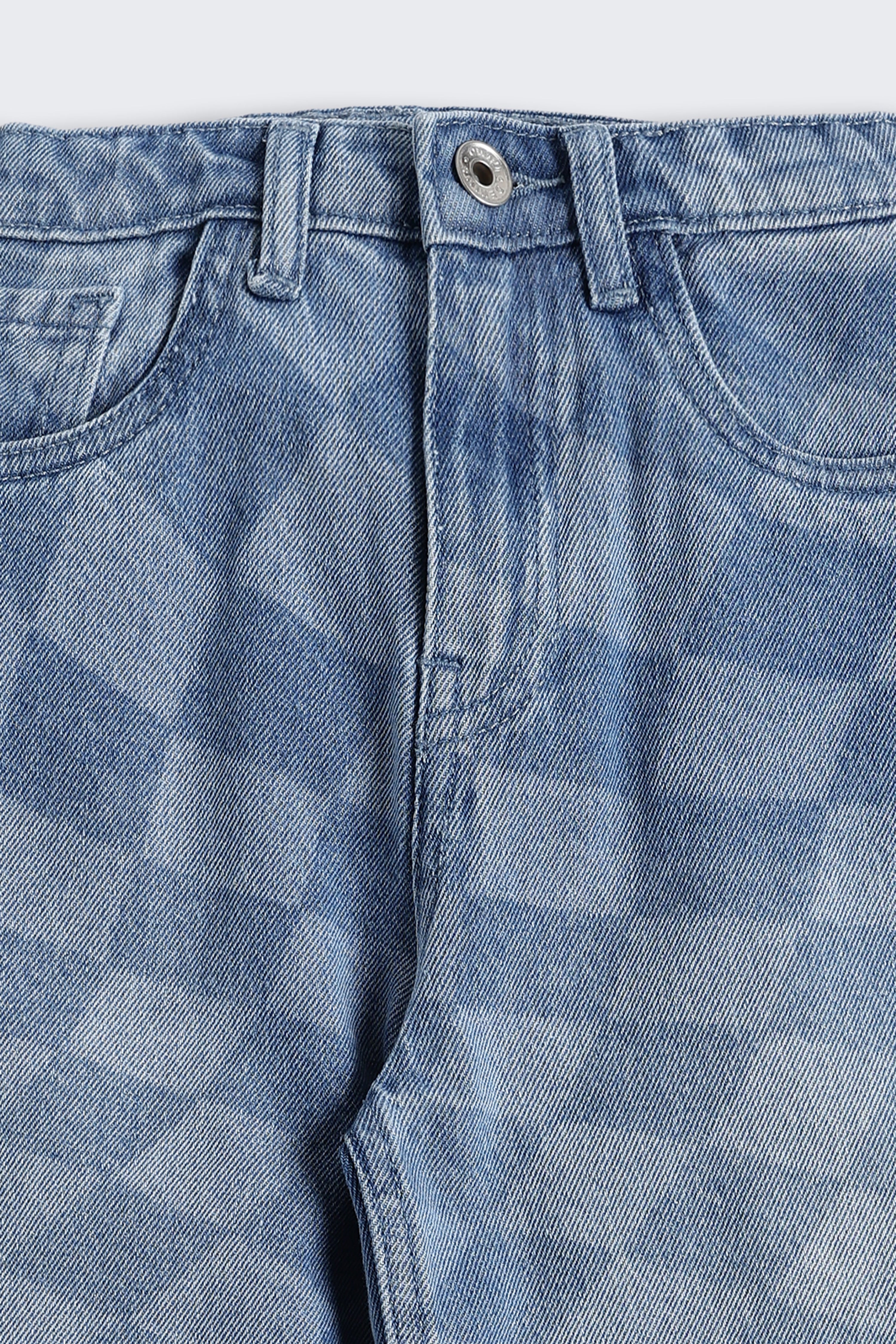 Blue 5 Pocketed Regular Fit Jeans