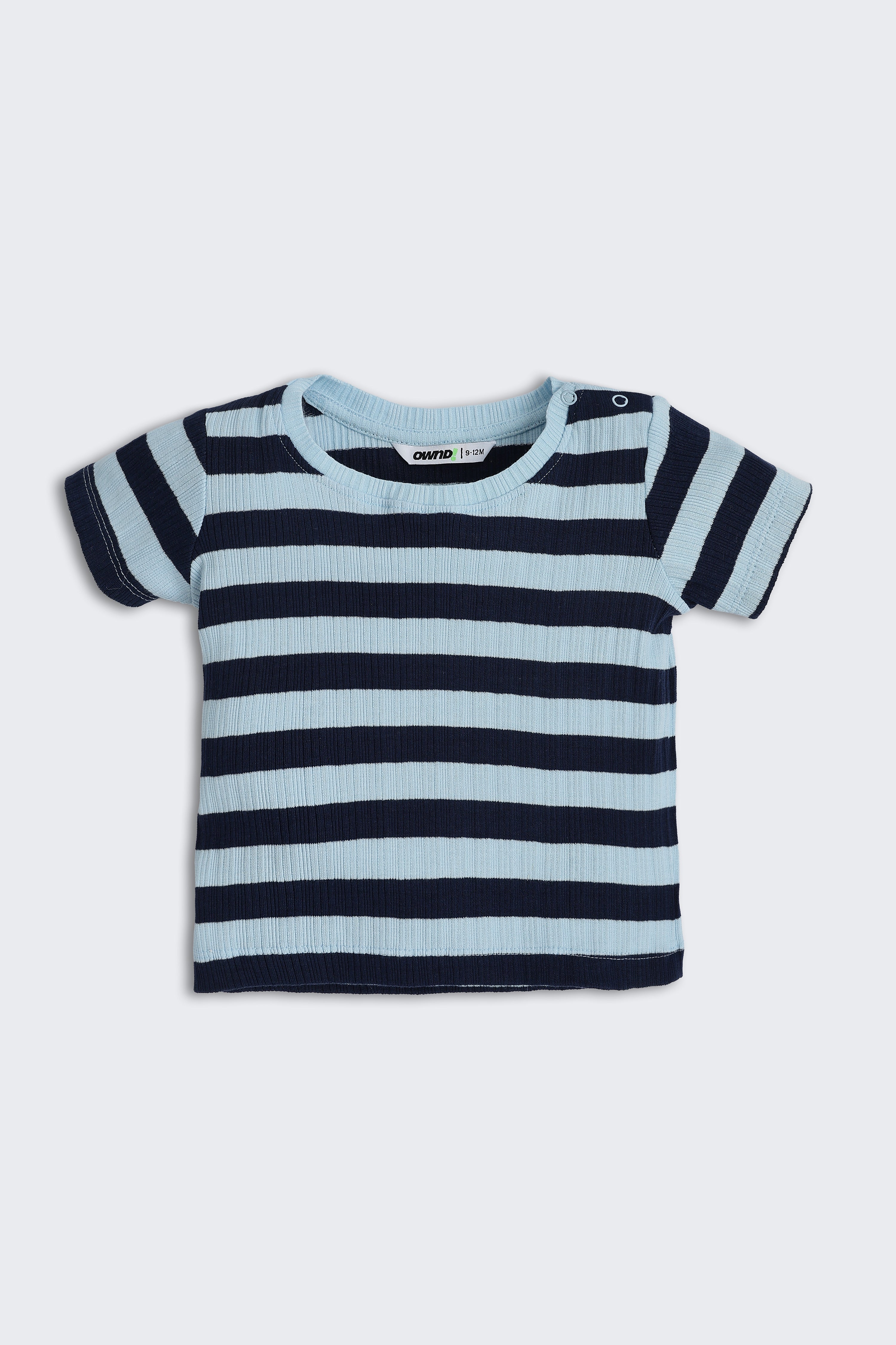 Blue Striped Regular Fit Co-ord Set